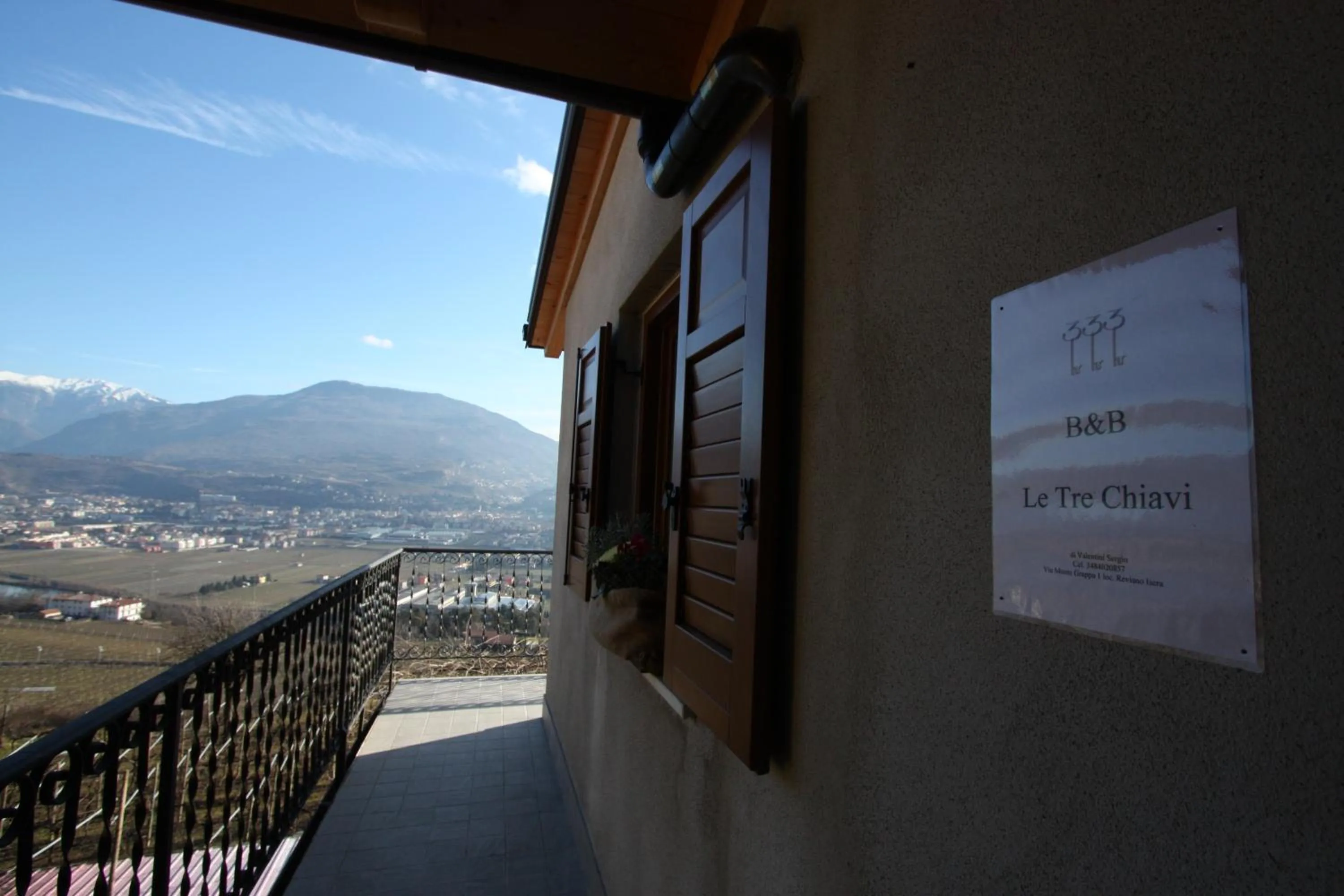 Landmark view in B&B Le tre chiavi