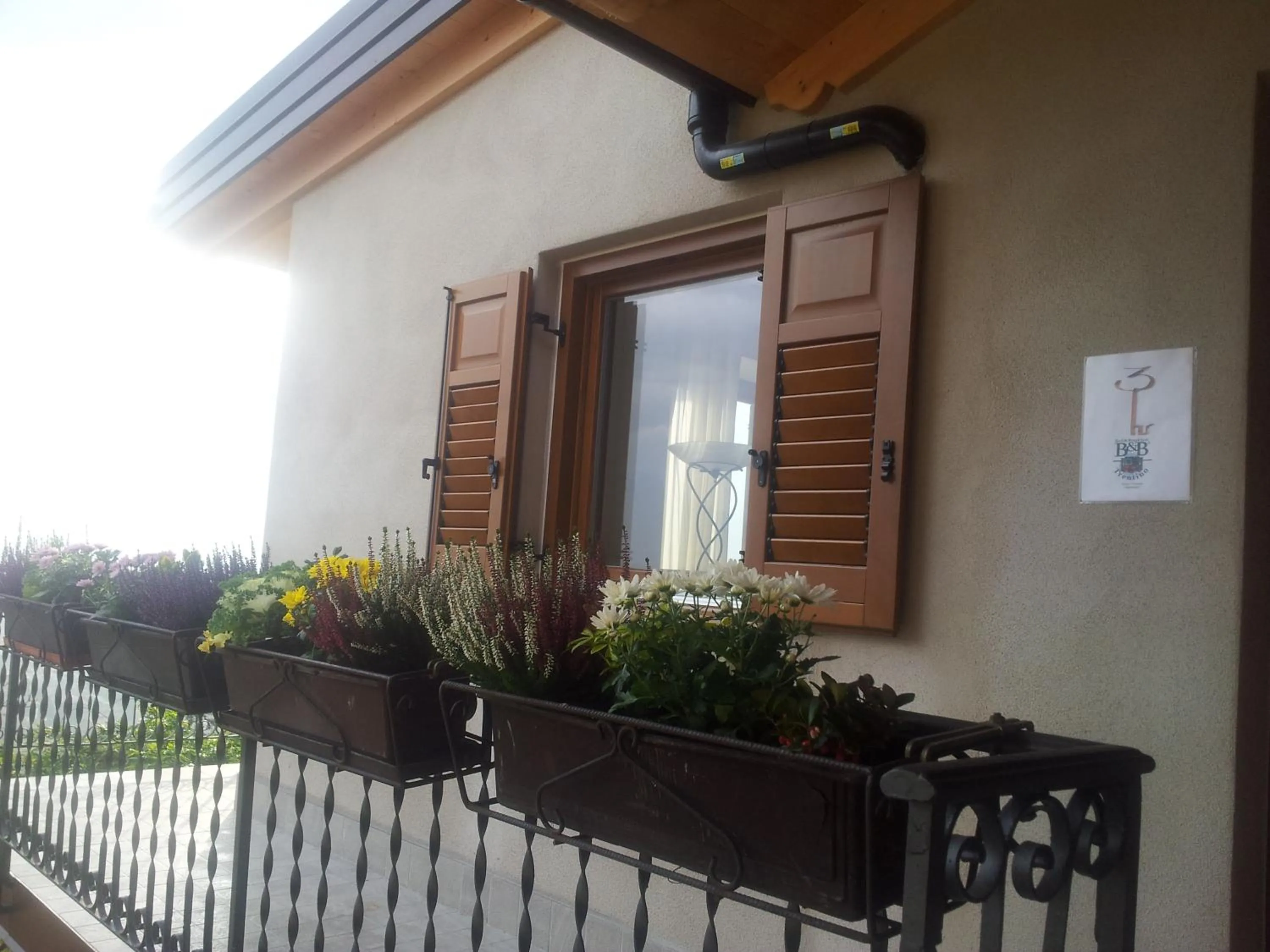 Balcony/Terrace in B&B Le tre chiavi