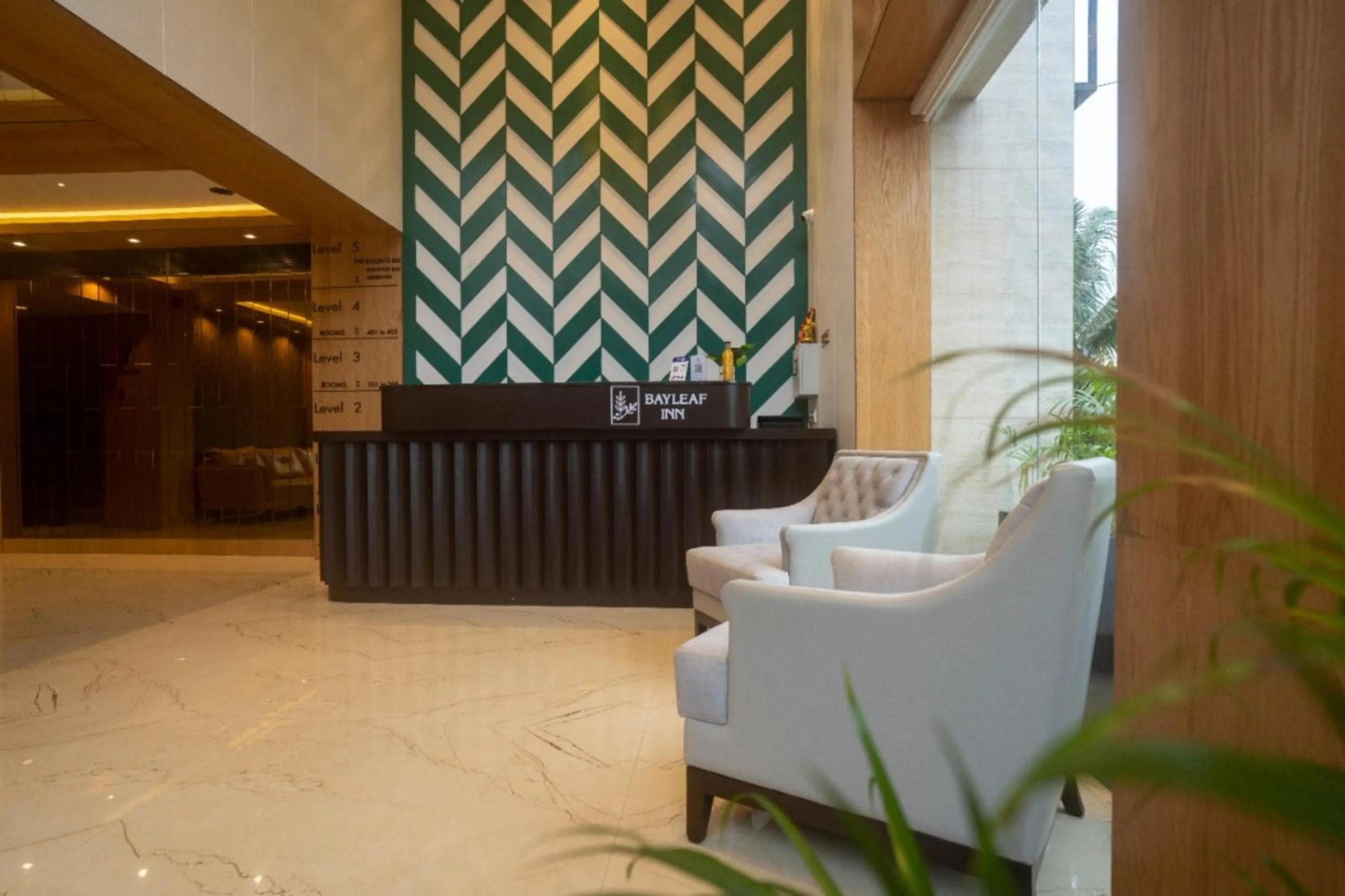 Lobby or reception in BayLeaf Inn