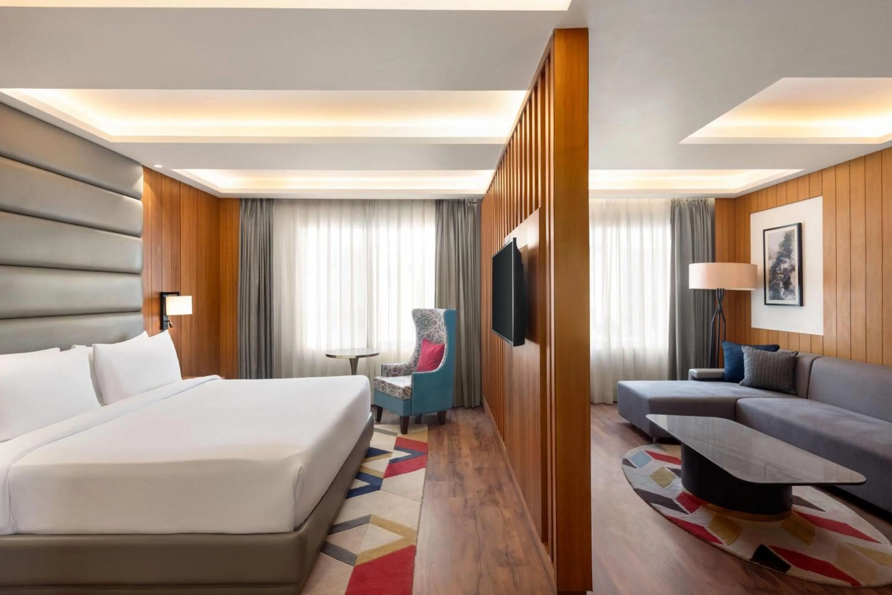 Photo of the whole room, Bed in Ramada by Wyndham Katra Station Road