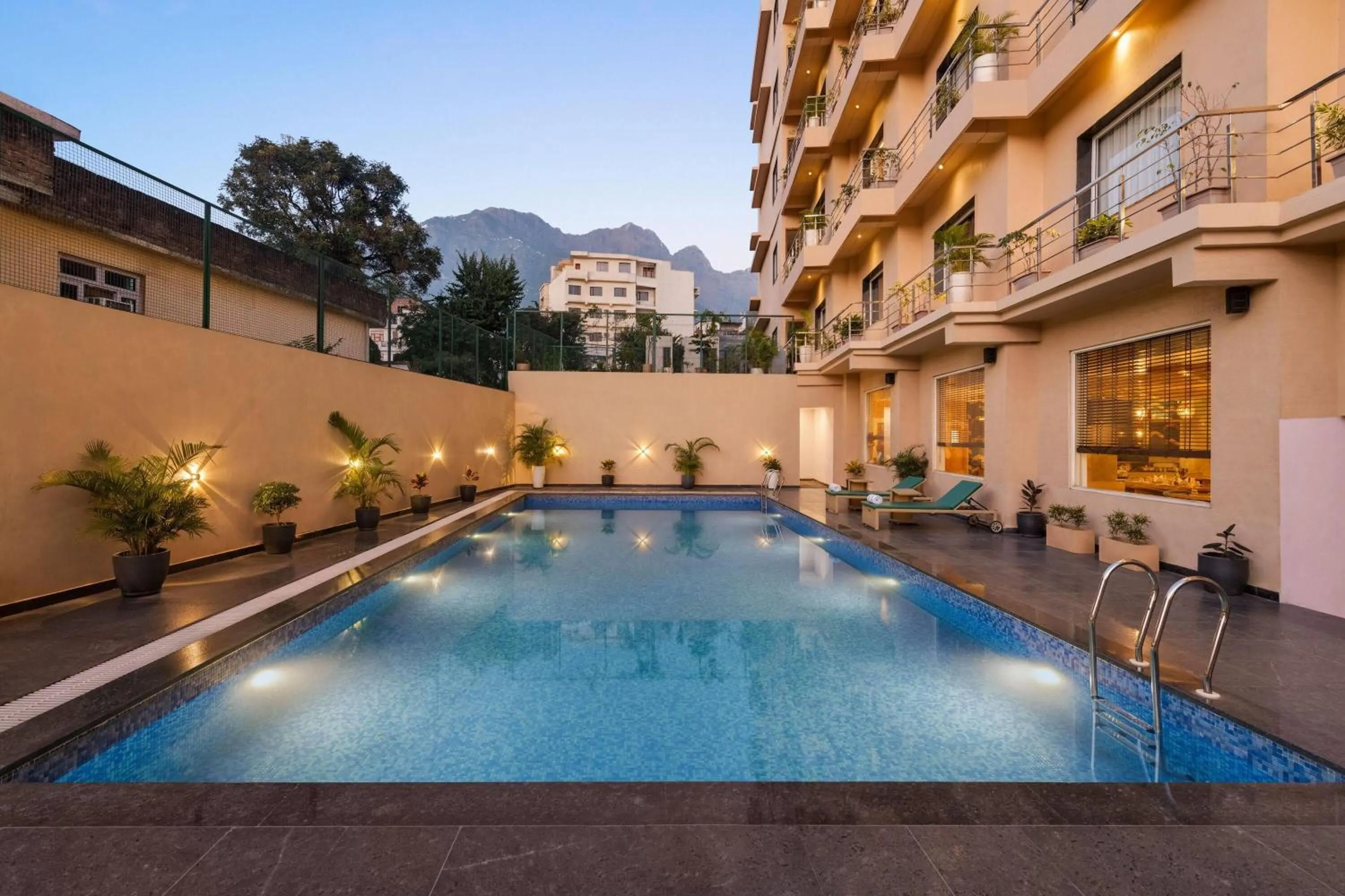 Swimming pool in Ramada by Wyndham Katra Station Road