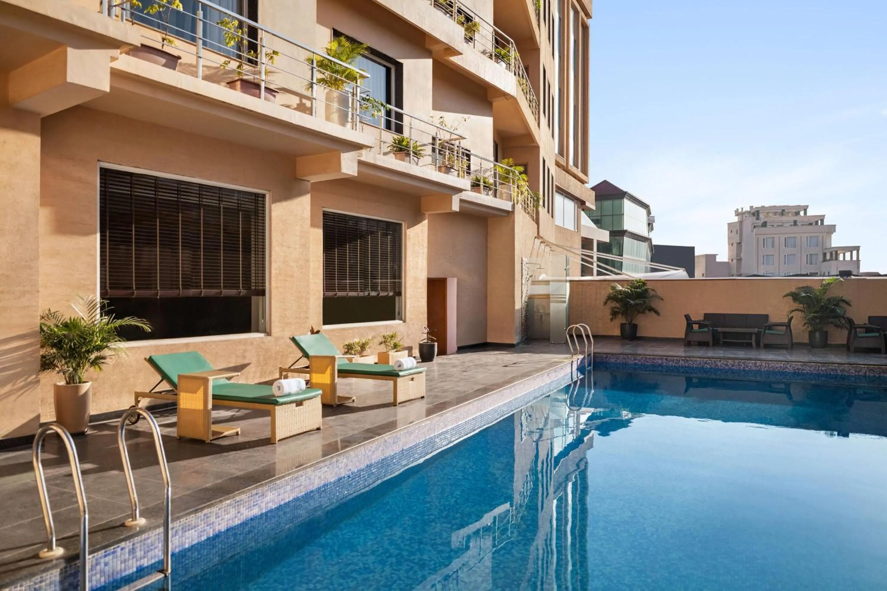 Swimming pool in Ramada by Wyndham Katra Station Road