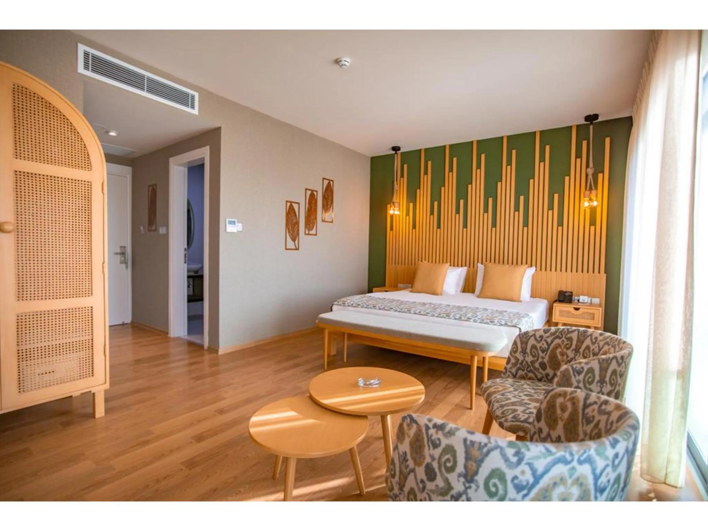 Bed in La Terrazza Hotel