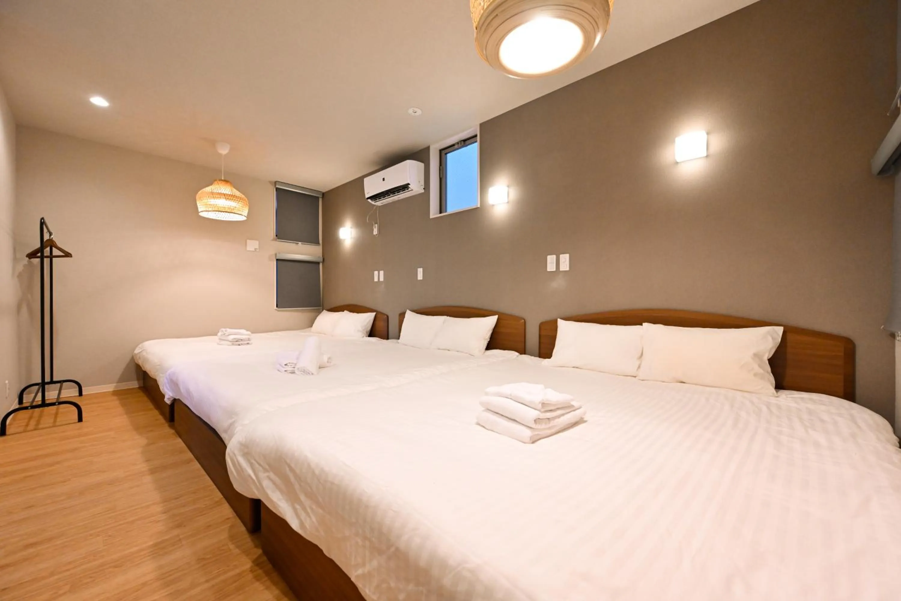 Bed in Hotel AZUMA SEE