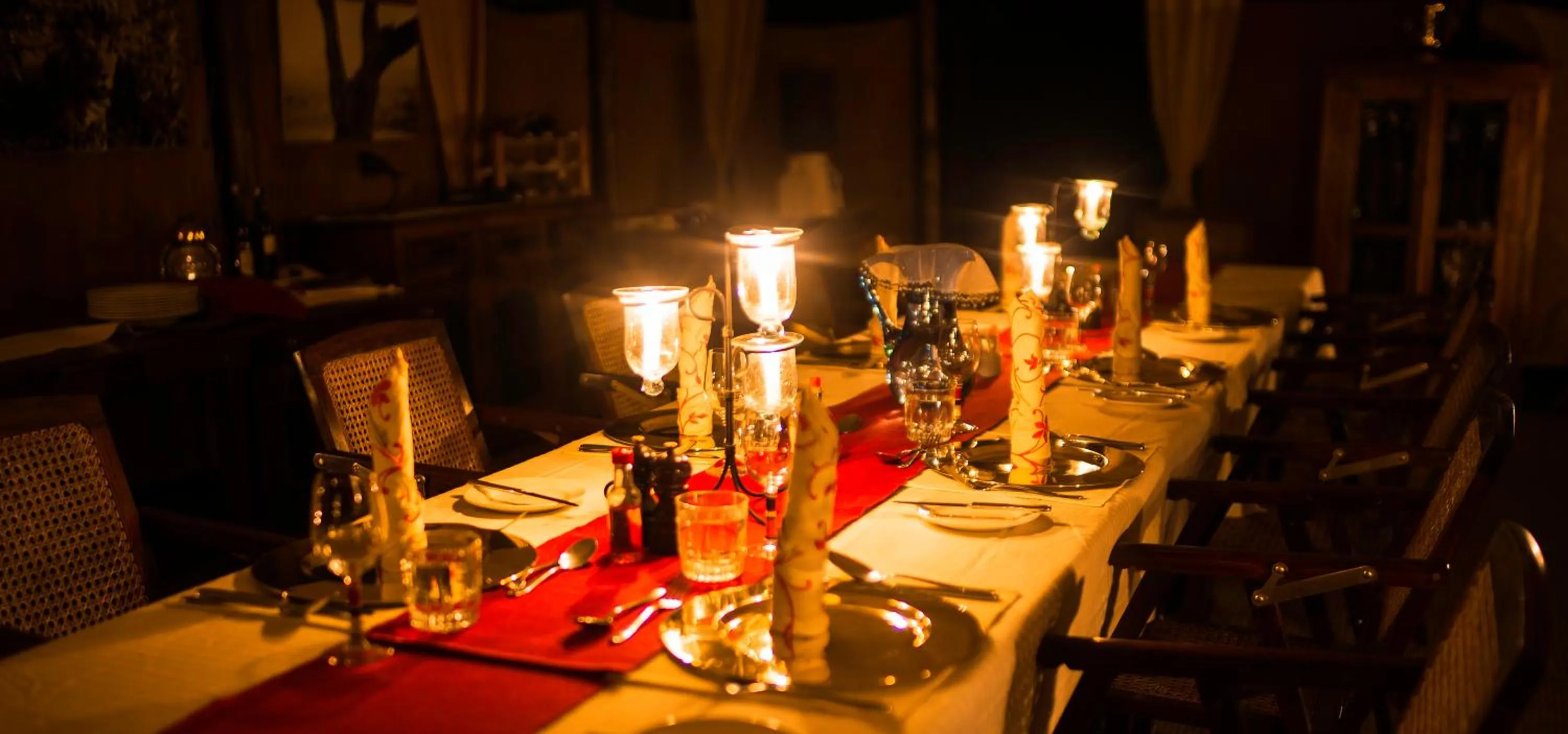 Dinner in Elephant Pepper Camp