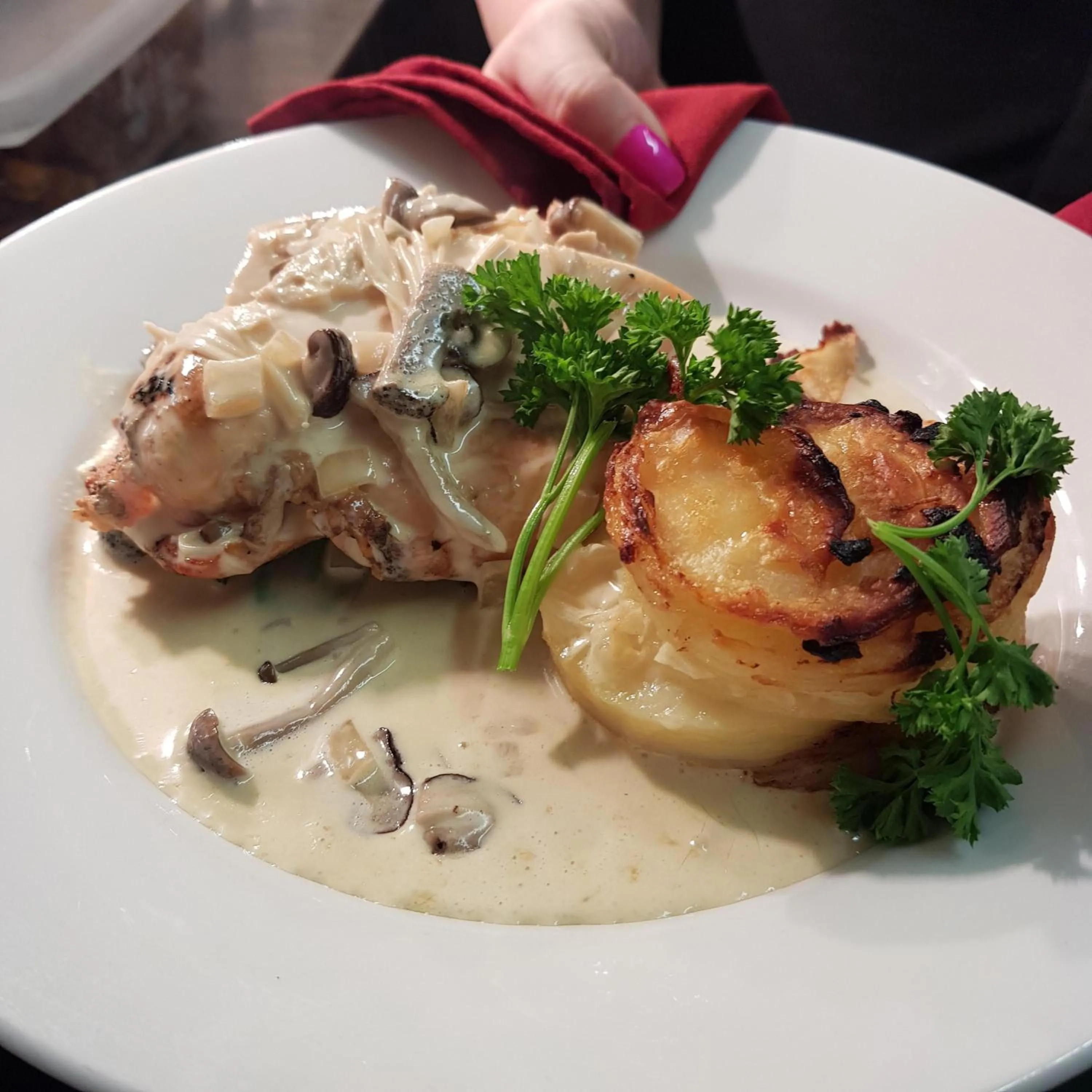 Food in The Blue Bell Inn