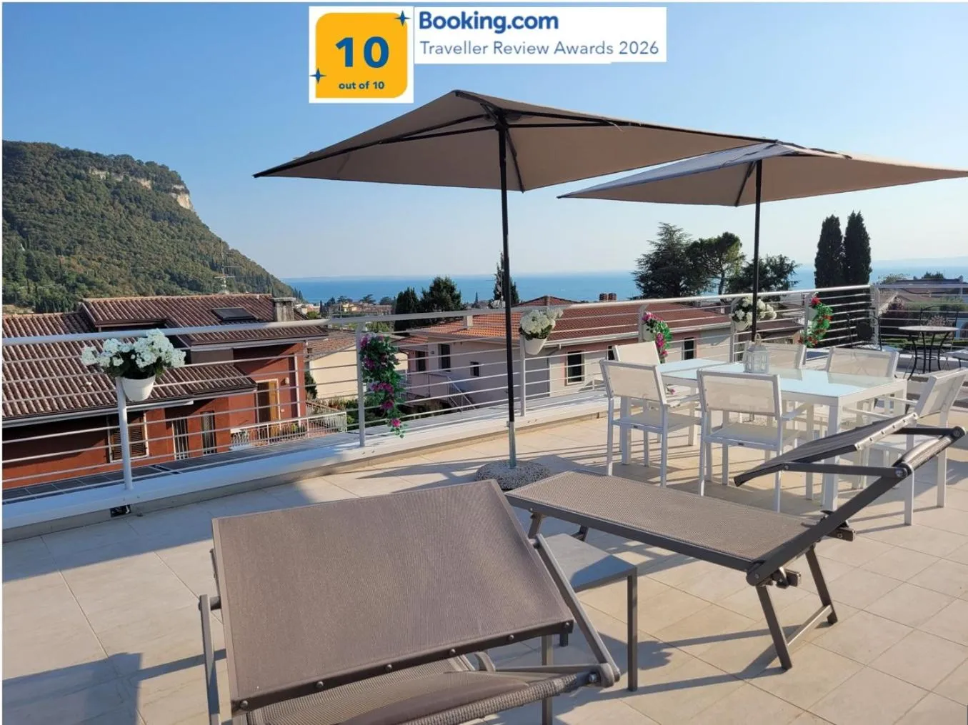 Garda view - Nuovo appartamento con solarium vista lago