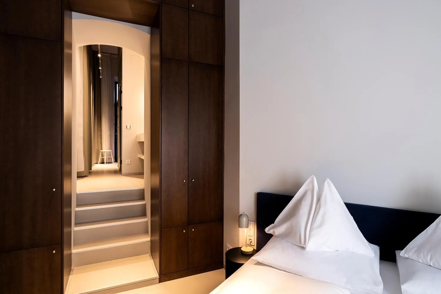 Bed in grätzlhotel Serviten