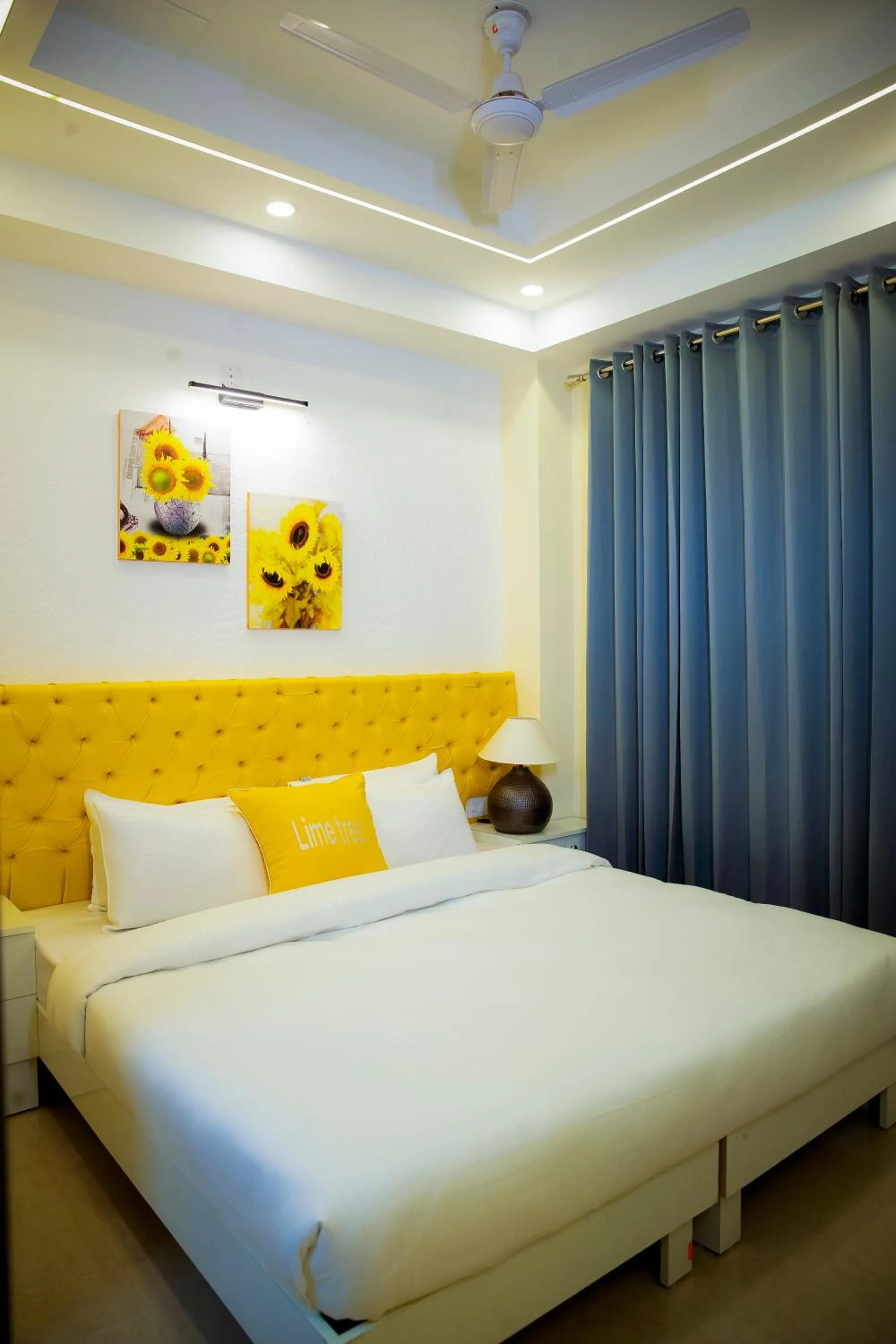Bed in Lime Tree Luxury Studio - Service Apartment Near Artemis Hospital ,Gurgaon