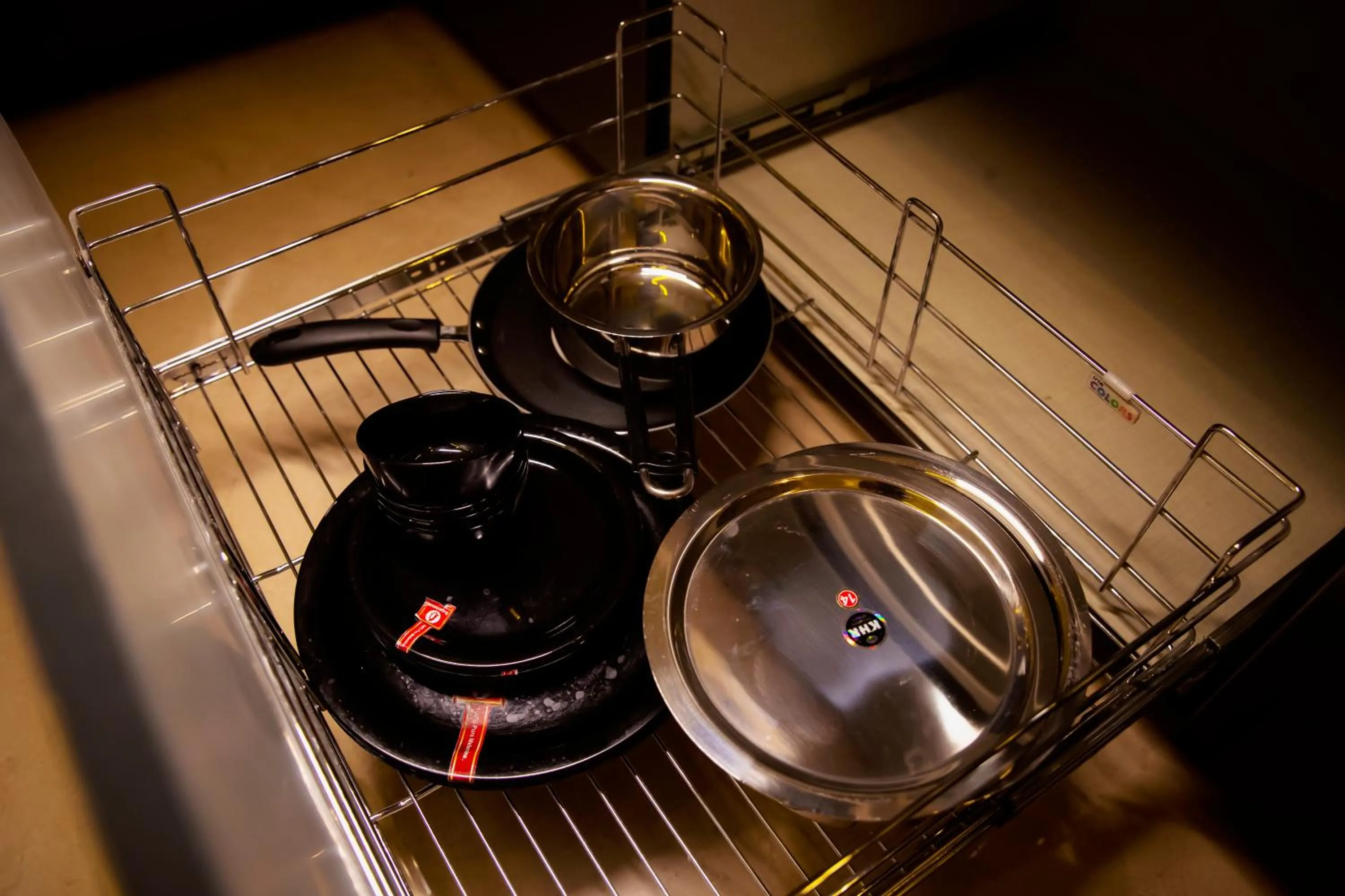 Kitchen or kitchenette in Lime Tree Luxury Studio - Service Apartment Near Artemis Hospital ,Gurgaon