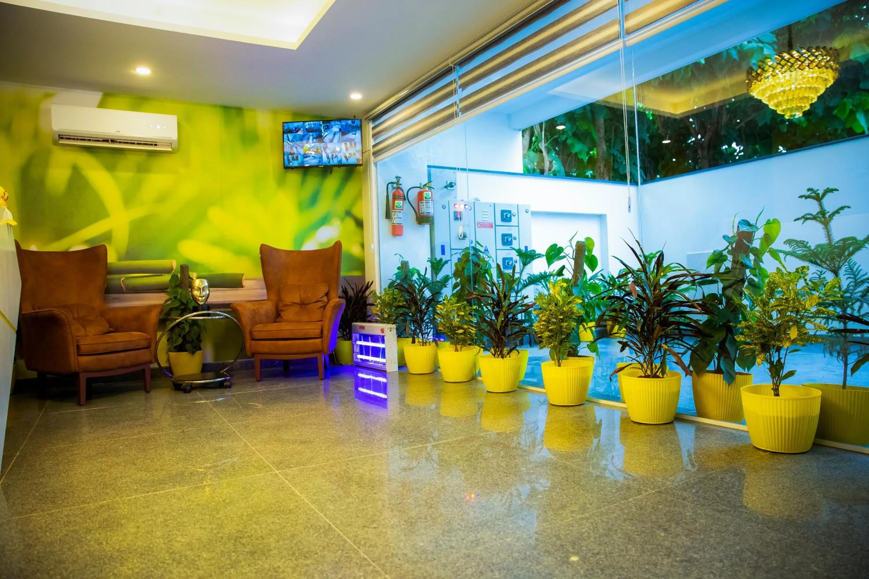 Lobby or reception in Lime Tree Luxury Studio - Service Apartment Near Artemis Hospital ,Gurgaon