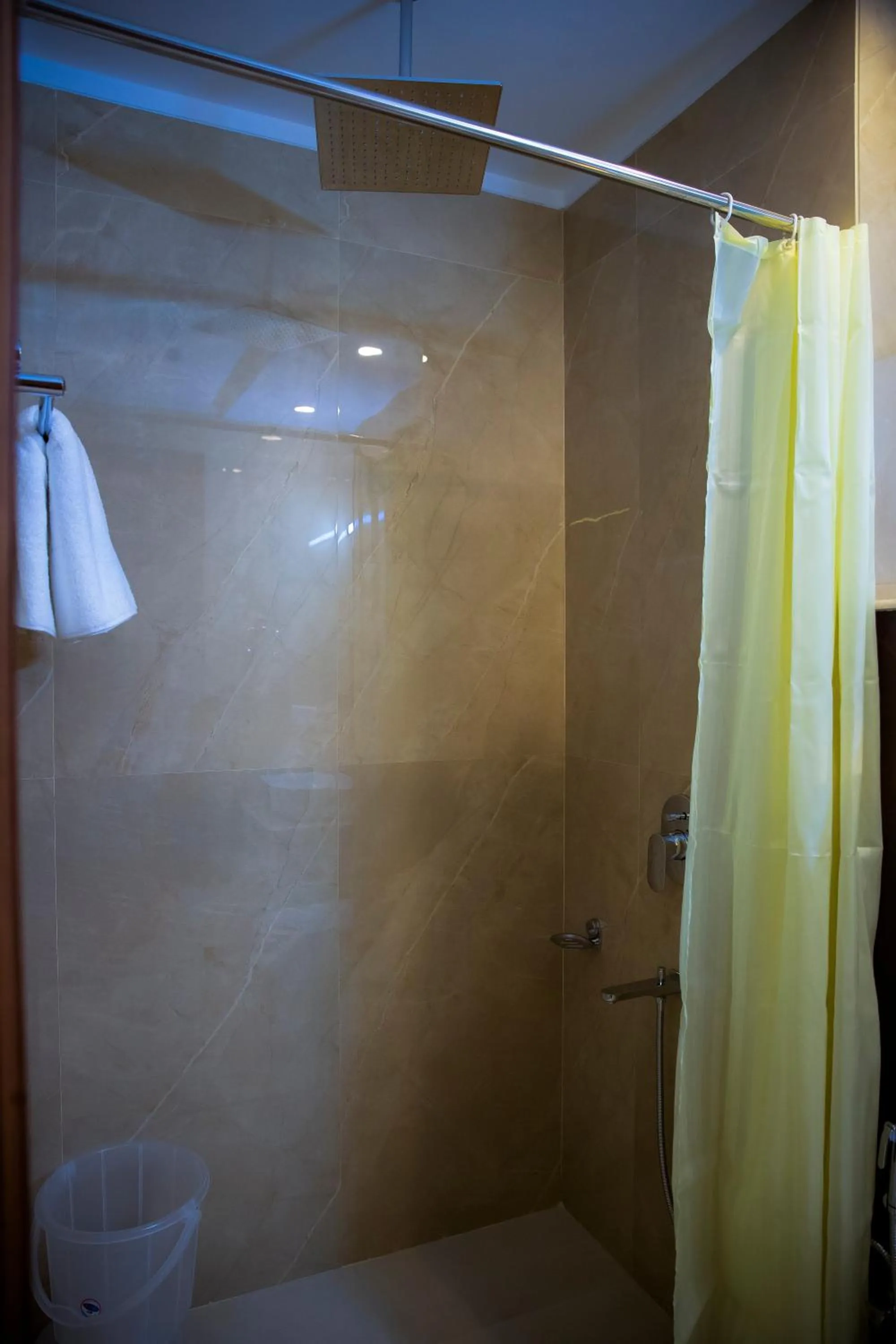 Shower in Lime Tree Luxury Studio - Service Apartment Near Artemis Hospital ,Gurgaon