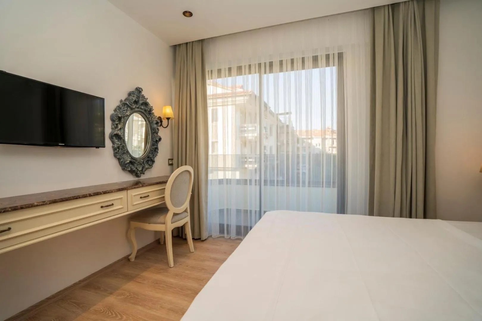 Bed in Channel Suites