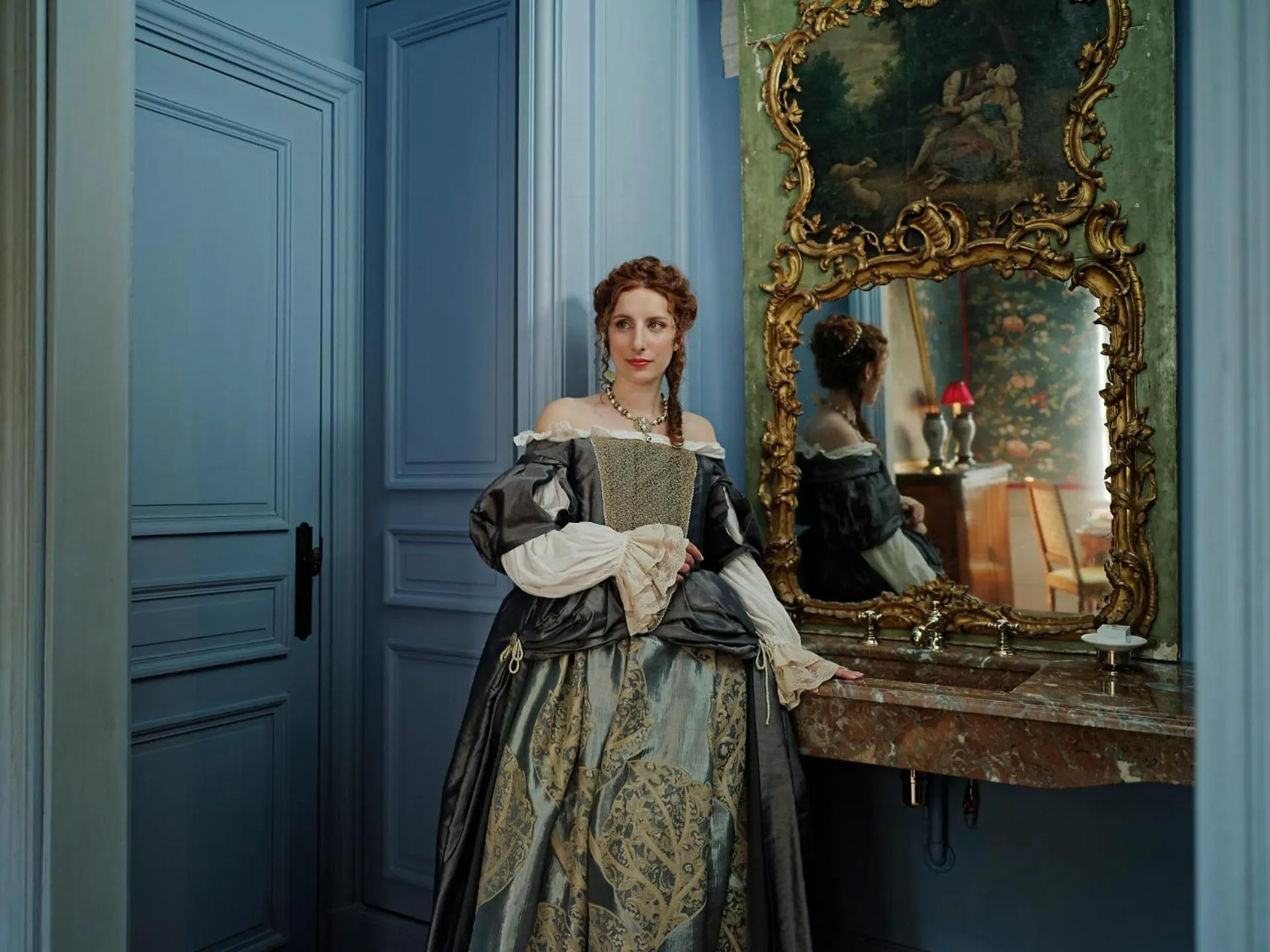 Bathroom in Relais & Château Louise de La Vallière