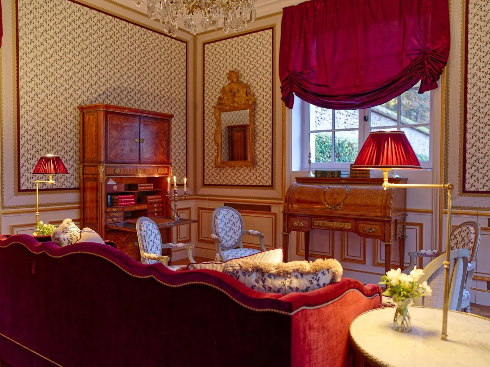 Decorative detail in Relais & Château Louise de La Vallière