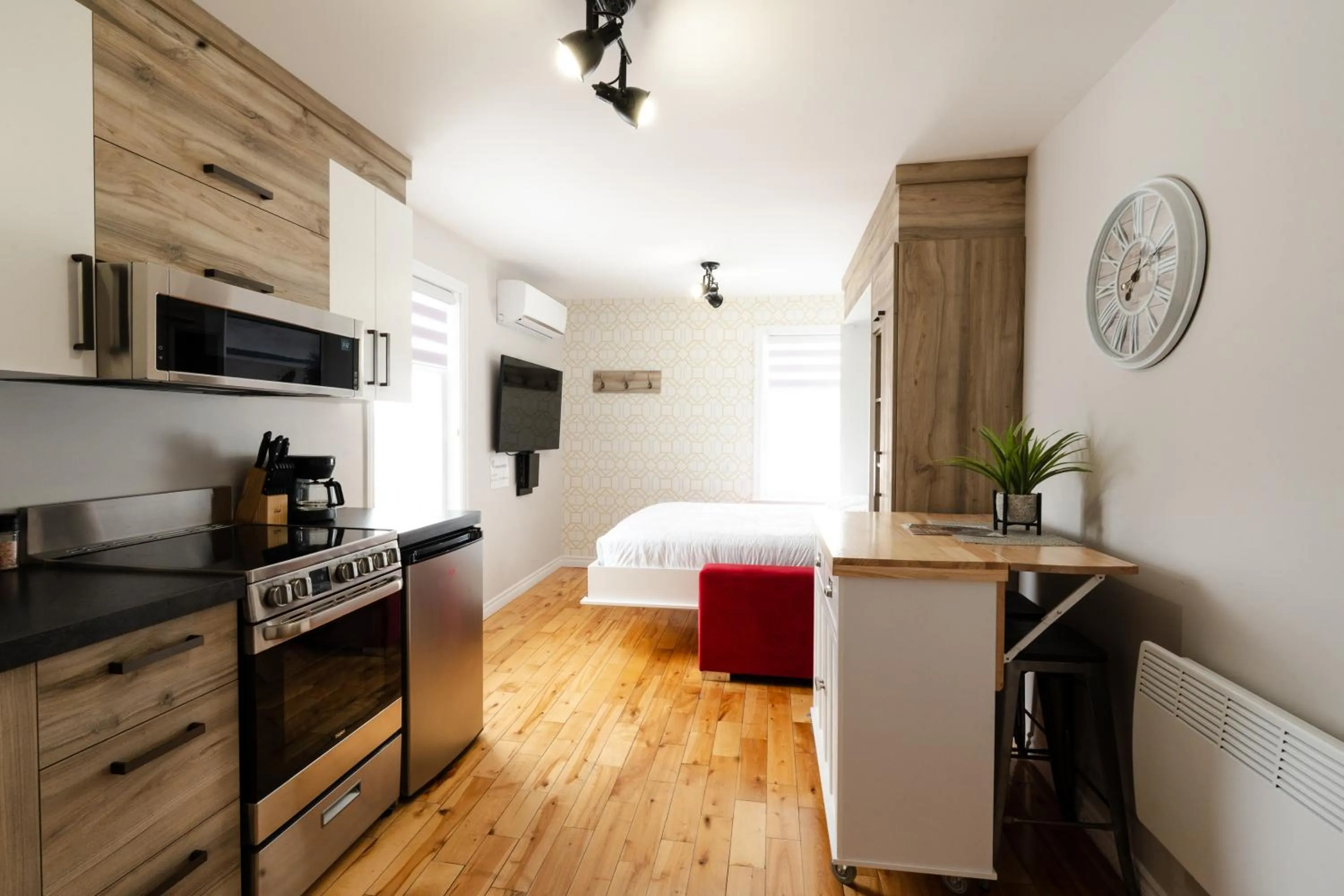 Bed in Hôtel les quatre bonheurs