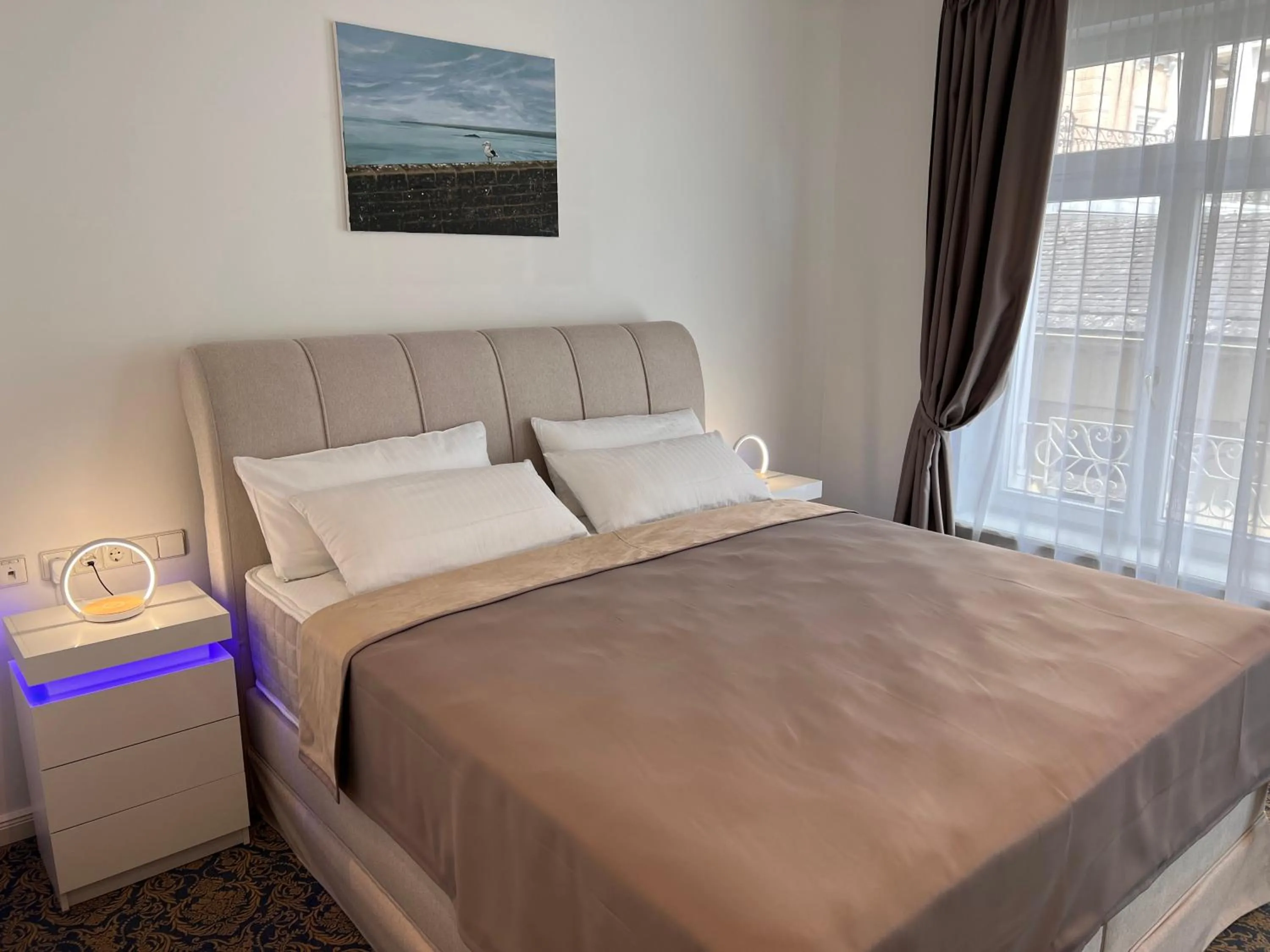Bed in ART HOTEL HOUSE ONE