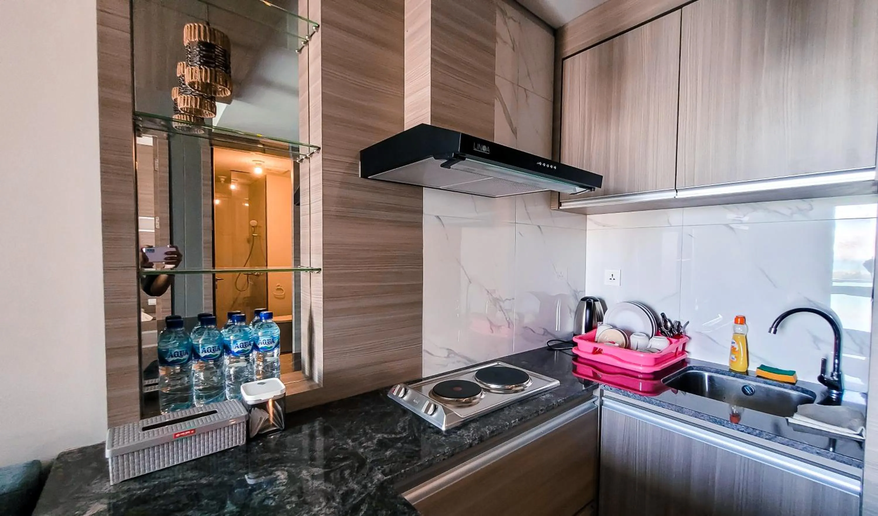 Kitchen or kitchenette in Palam Mansion at Apartment One Residence