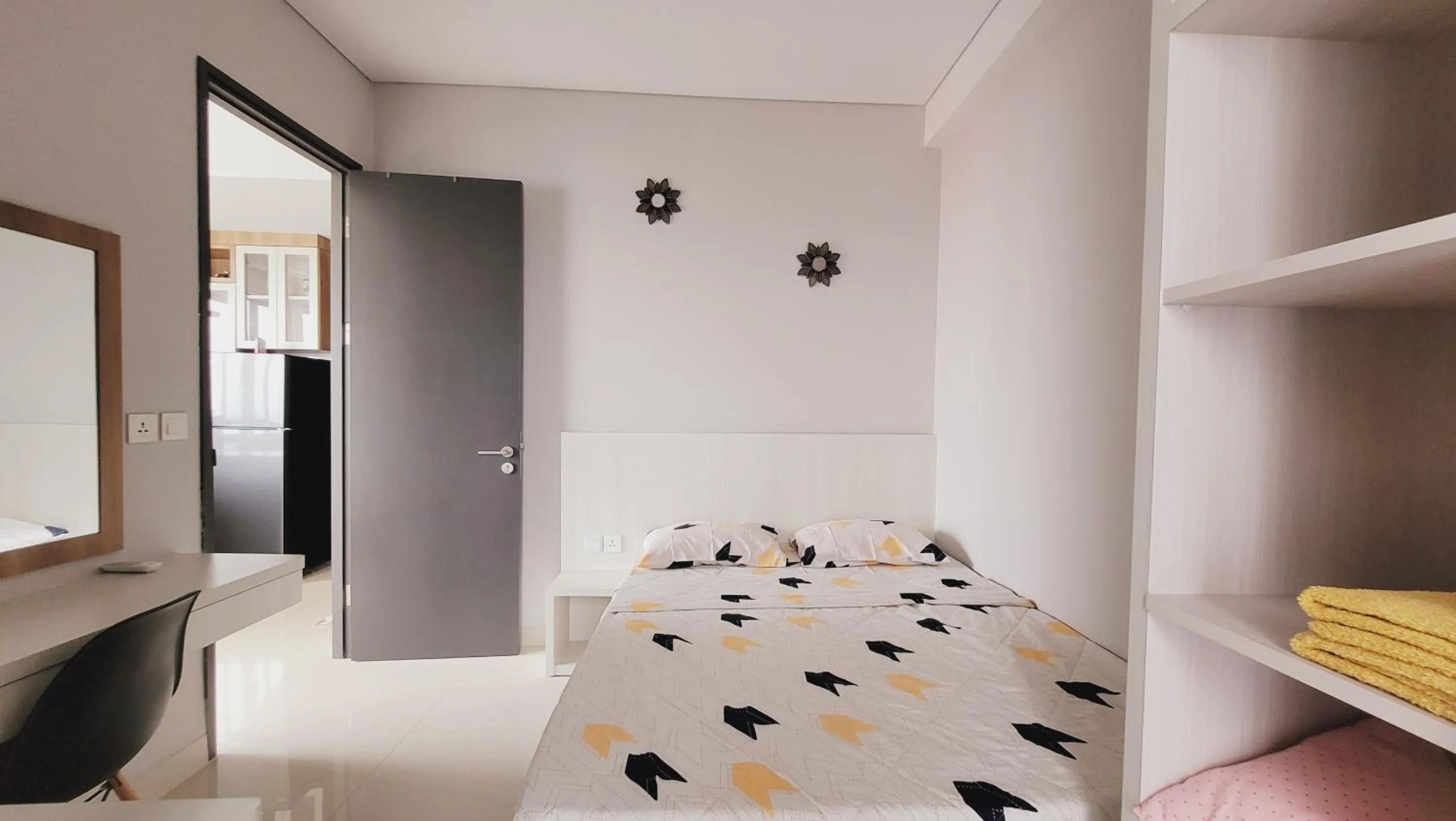 Bedroom, Bed in Palam Mansion at Apartment One Residence