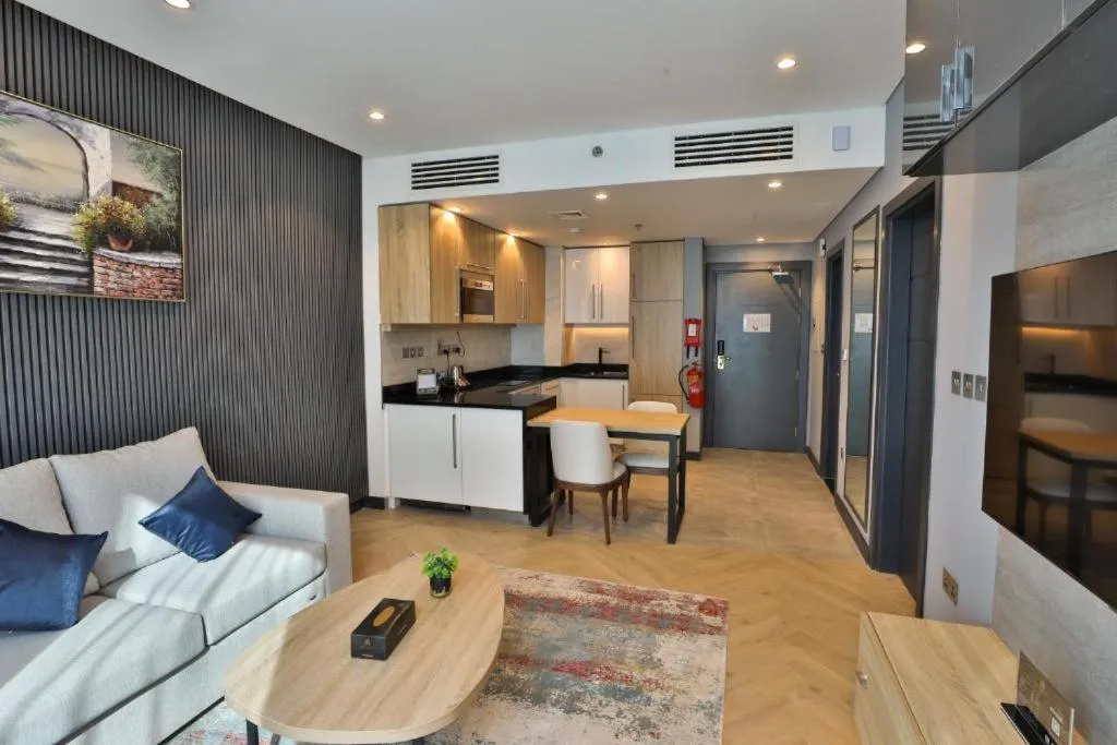 Living room in Royal Mansoura Residence Hotel