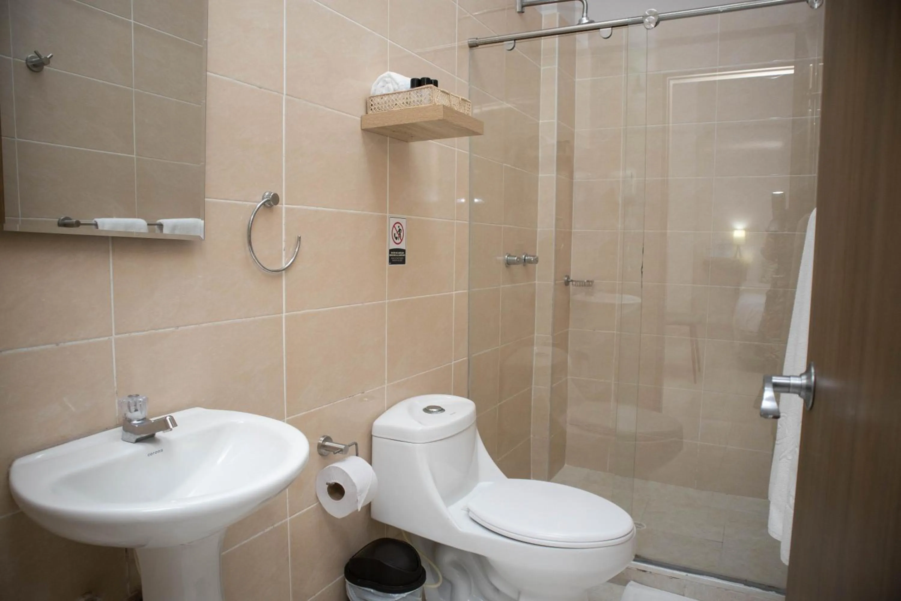 Shower in Hotel El Marqués De Manga