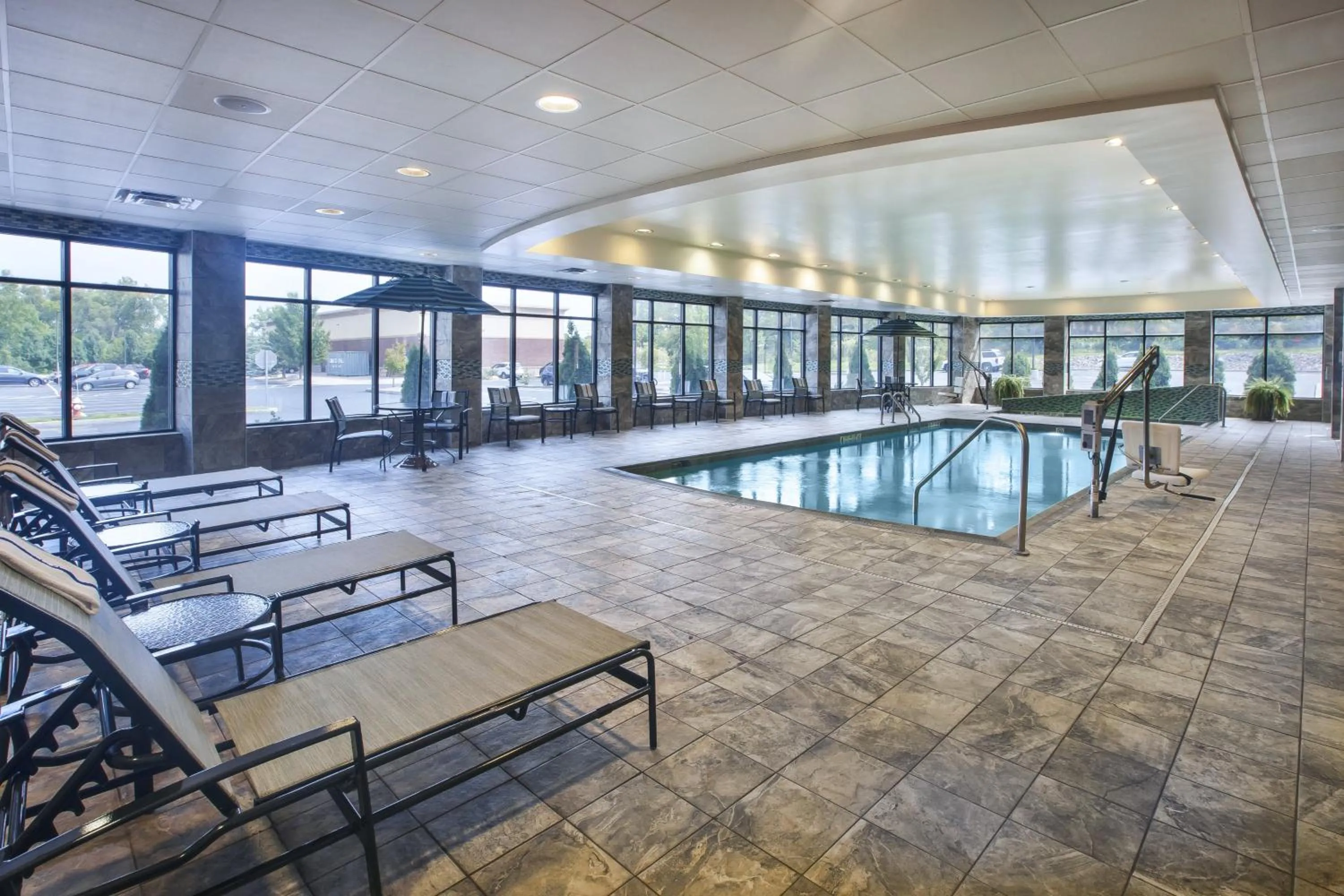 Swimming pool in Holiday Inn Express & Suites Geneva Finger Lakes by IHG