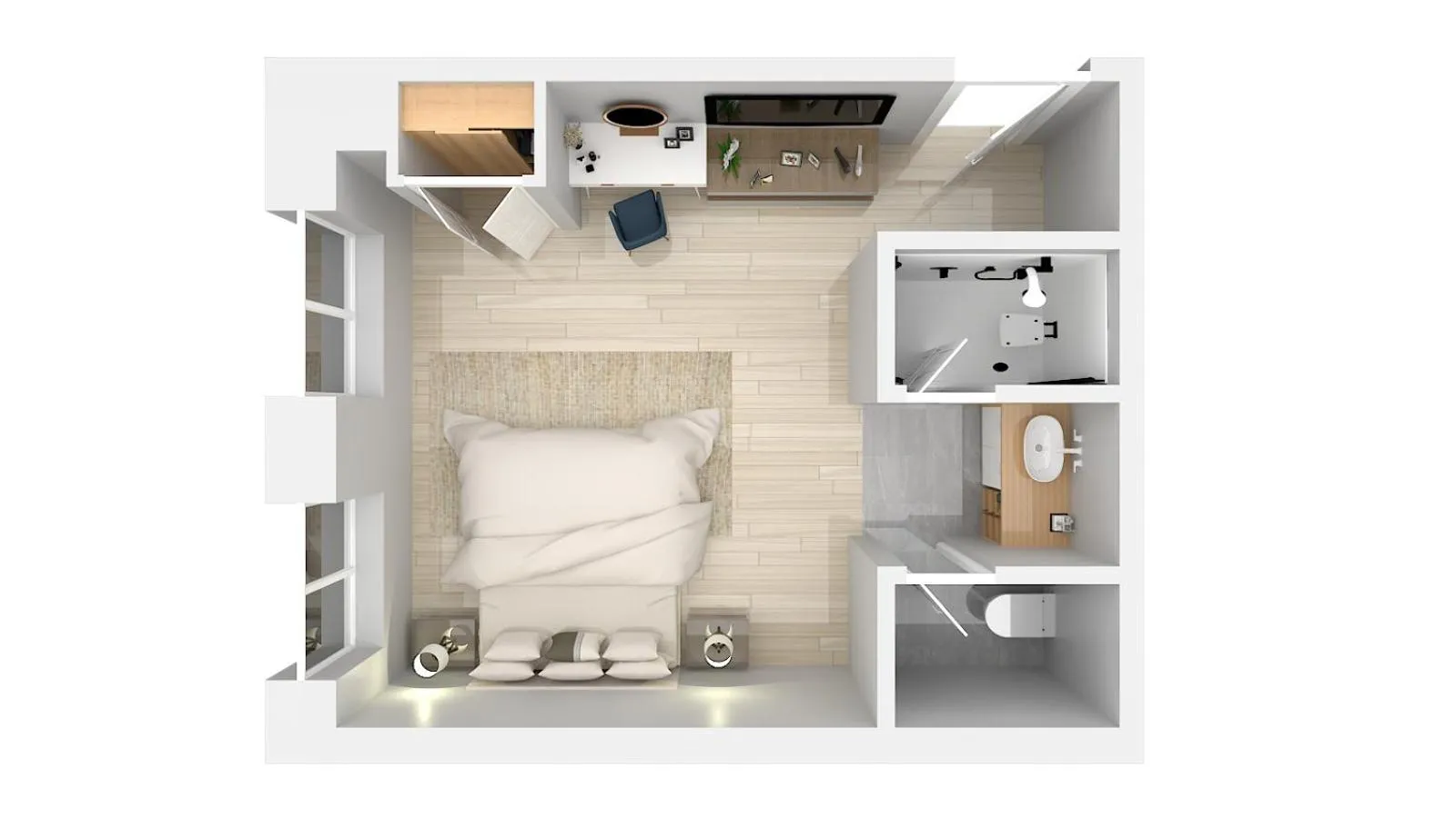 Floor plan in Good Hotels Downtown Denver