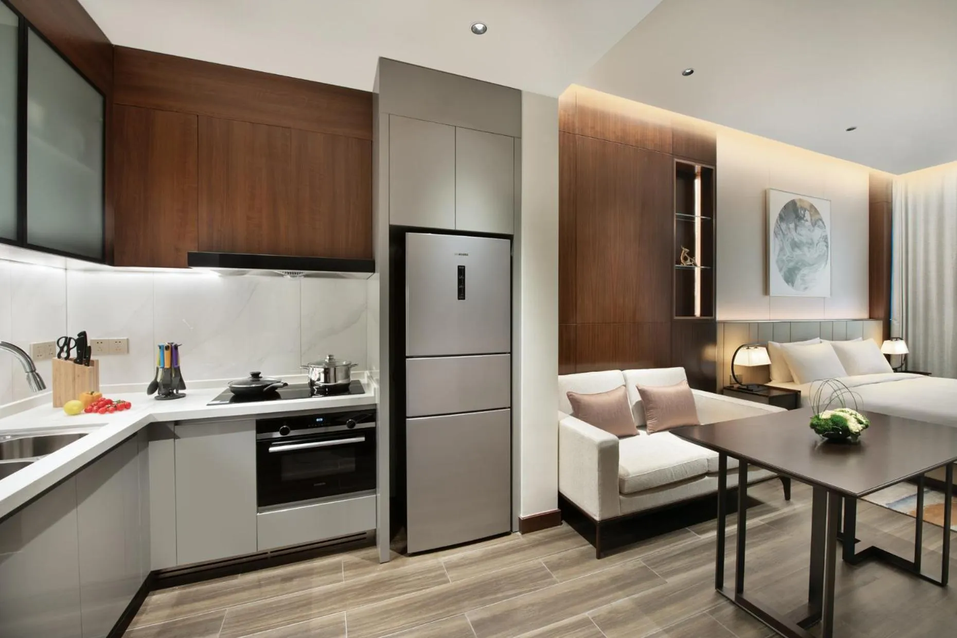 Living room in Oakwood Residence Foshan