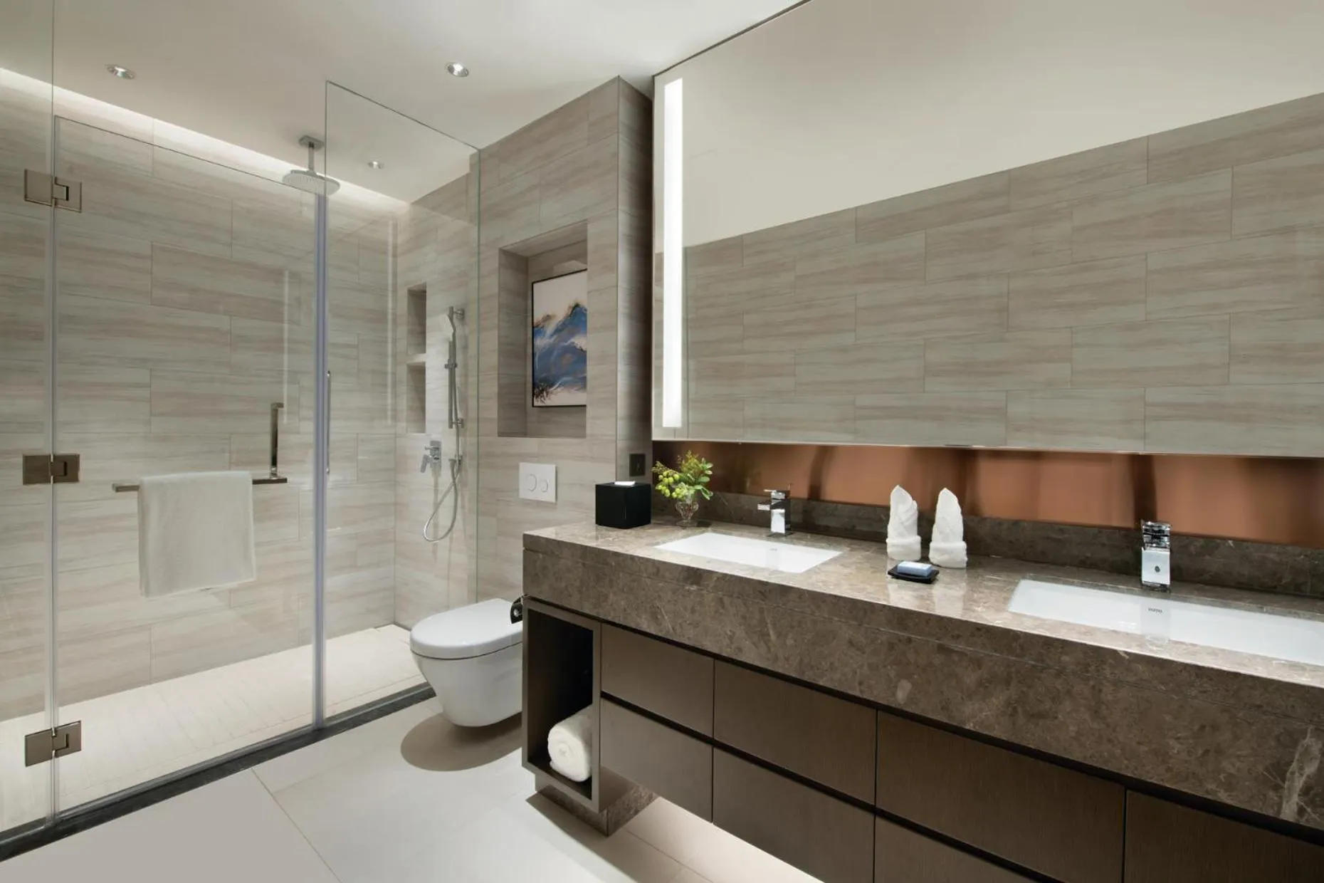 Bathroom in Oakwood Residence Foshan