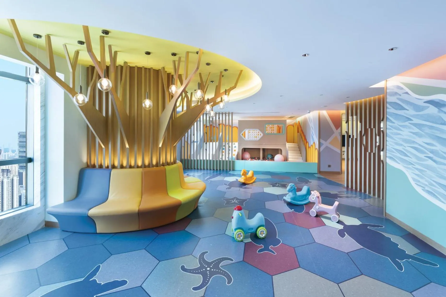 Children play ground in Oakwood Residence Foshan
