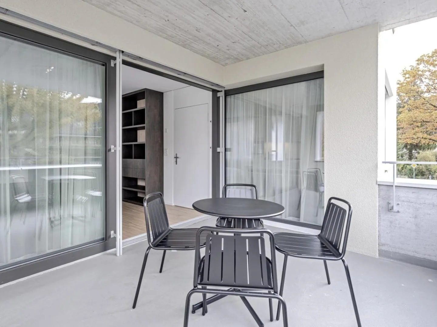 Balcony/Terrace in MOOI Apartments Grenchen