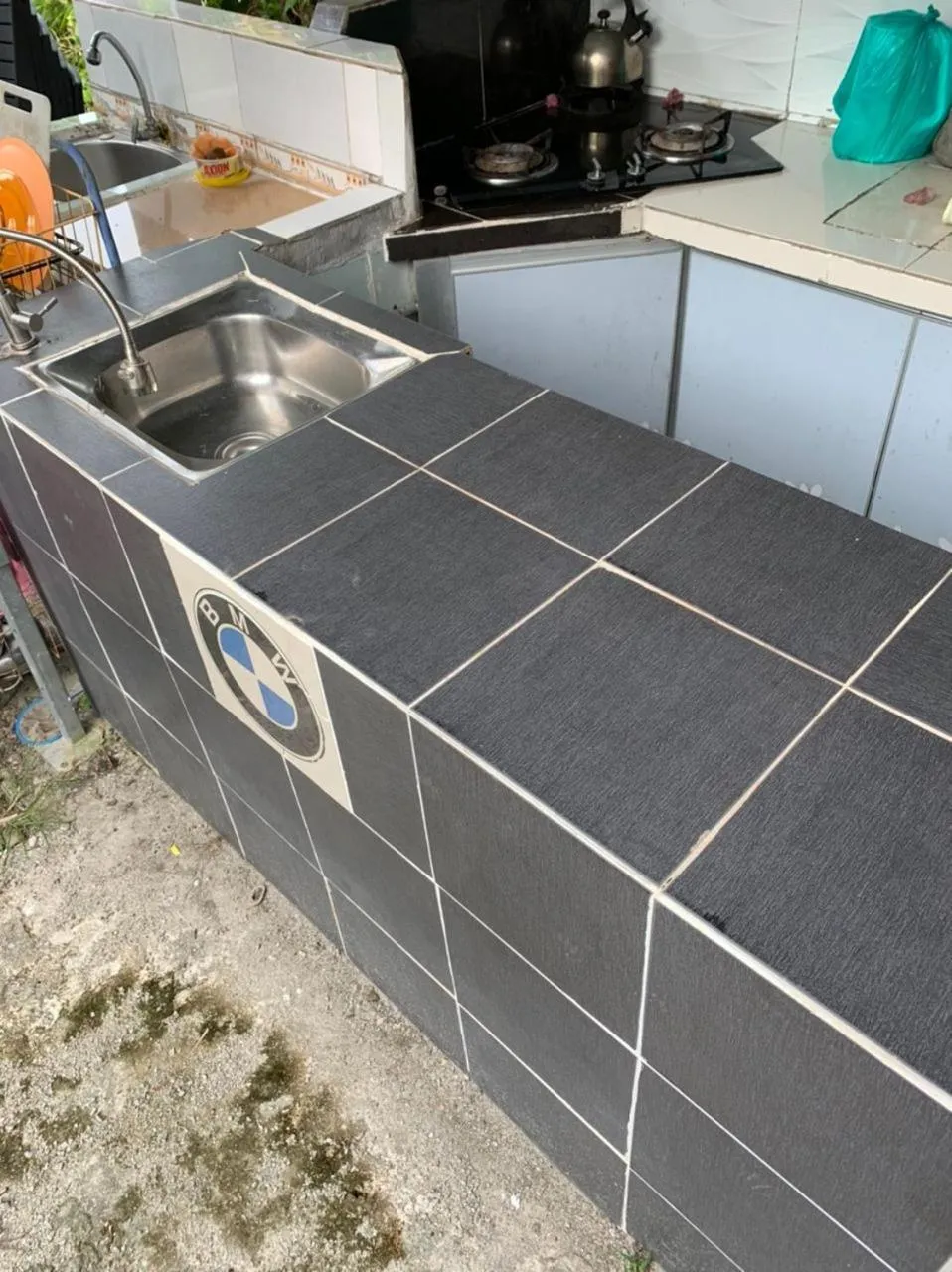 BBQ facilities in HOMESTAY Kampong KOTA AUR Resort with swimming pool, Kepala Batas, SEBERANG PERAI, PENANG -MOTAC registered Awarded ASEAN homestay standard Malaysia AWARD 2023-2028 Only 3 minutes from viral KG AGONG