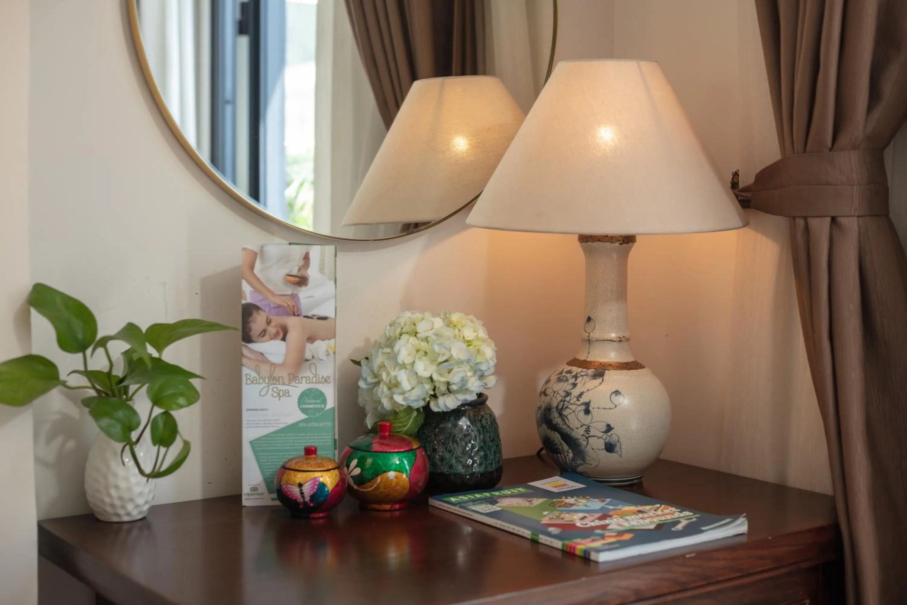 Decorative detail in Hanoi Calista Hotel & Spa