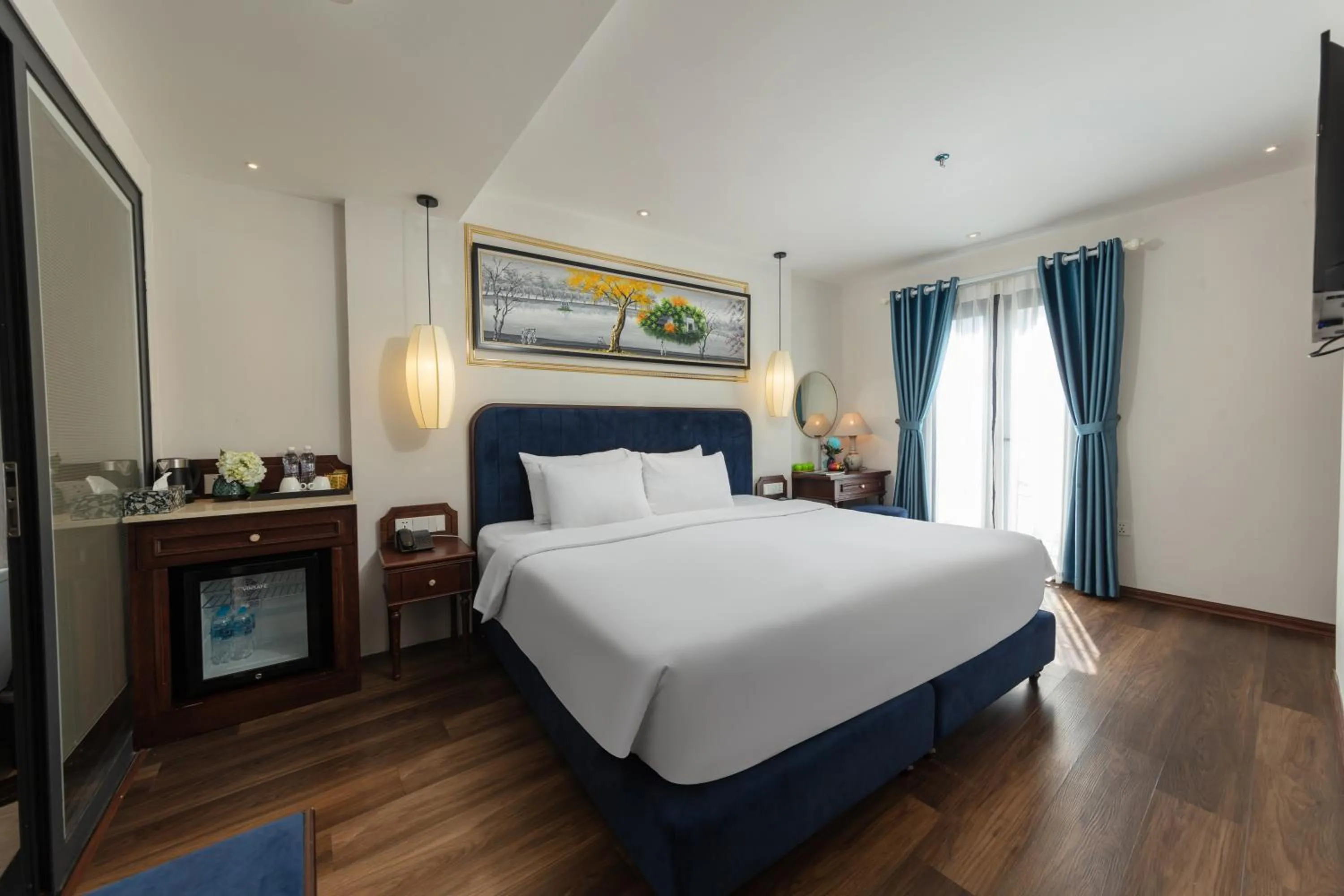 Bedroom, Bed in Hanoi Calista Hotel & Spa