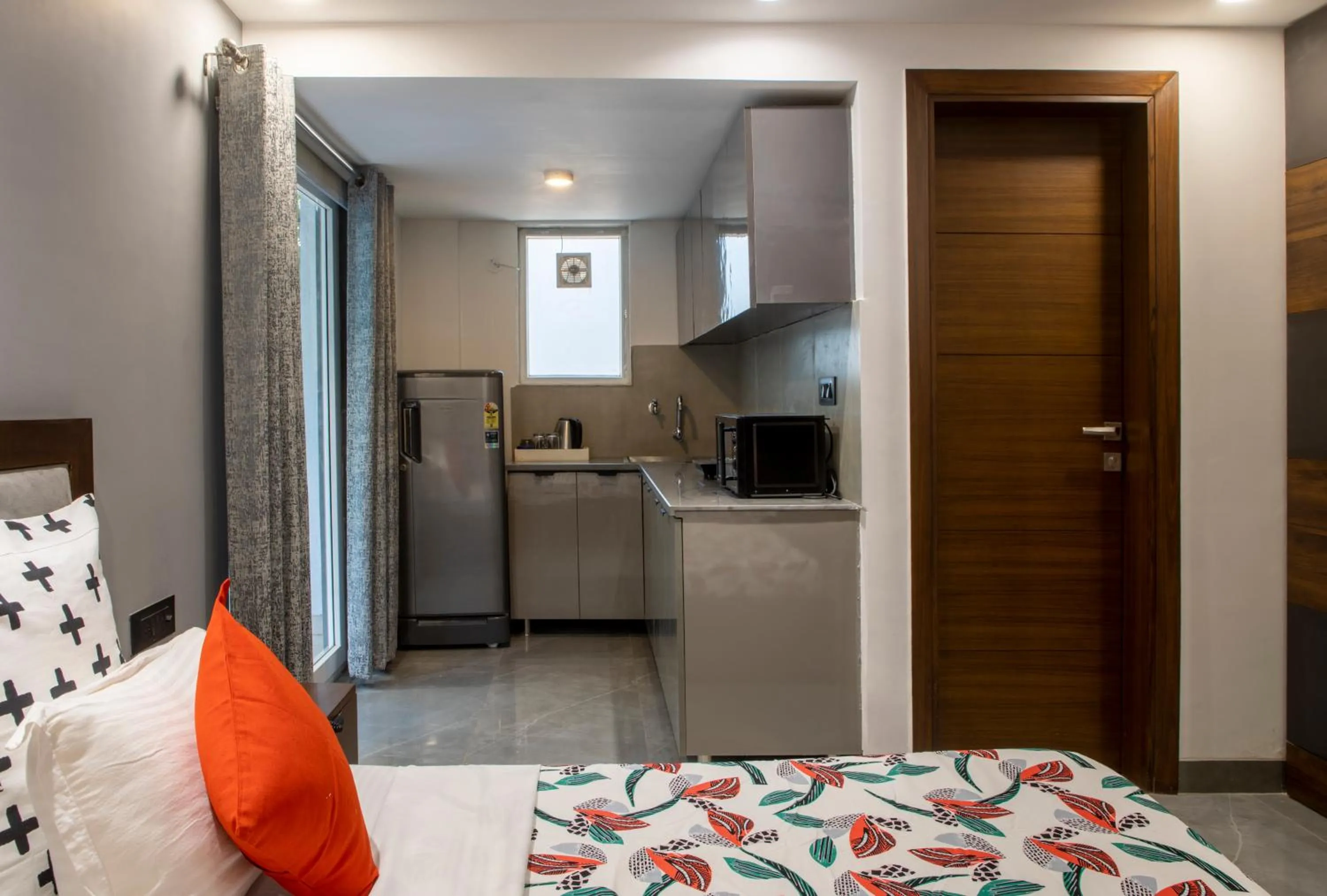 Bed in Perch Service Apartment DLF Cyber City