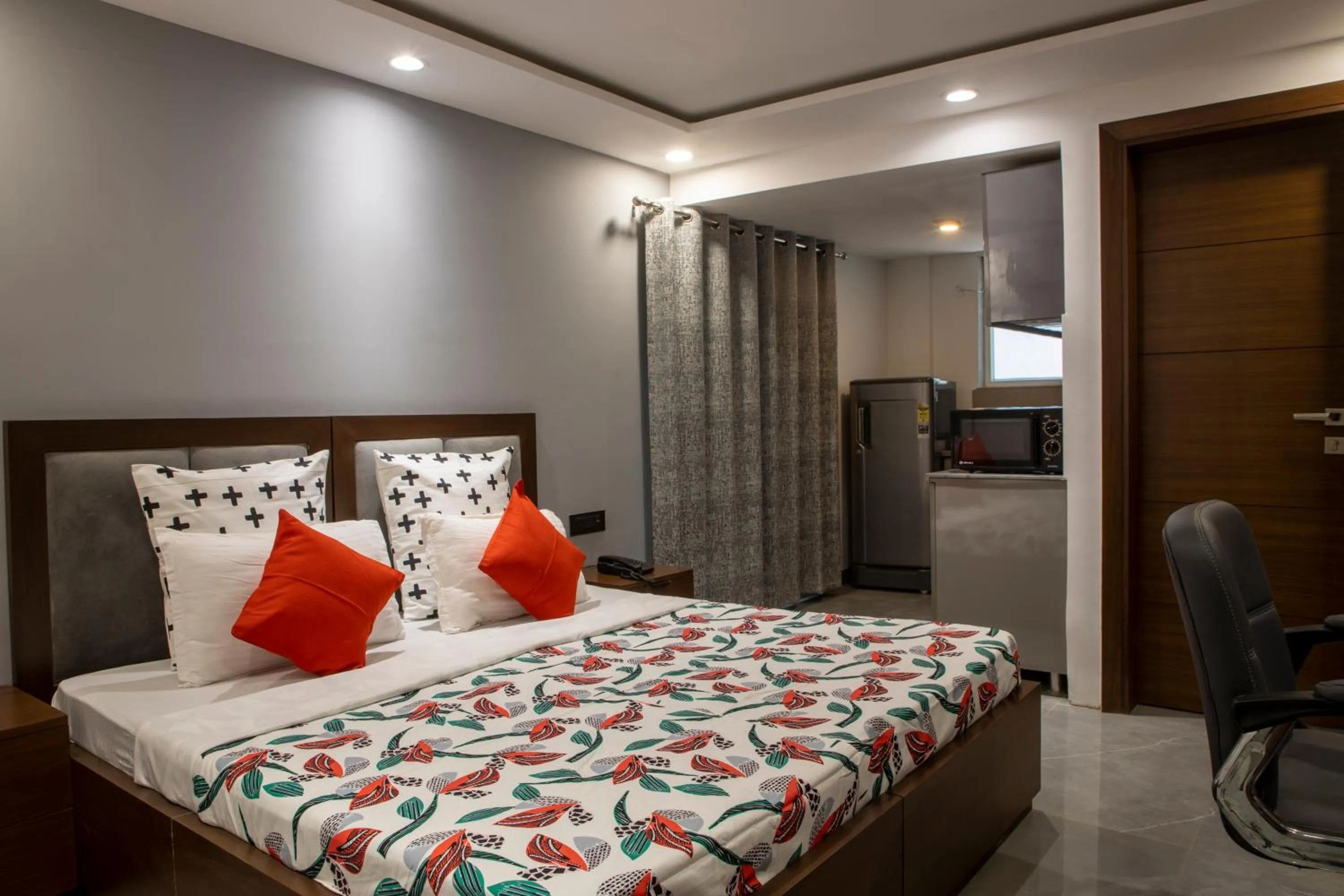 Bed in Perch Service Apartment DLF Cyber City