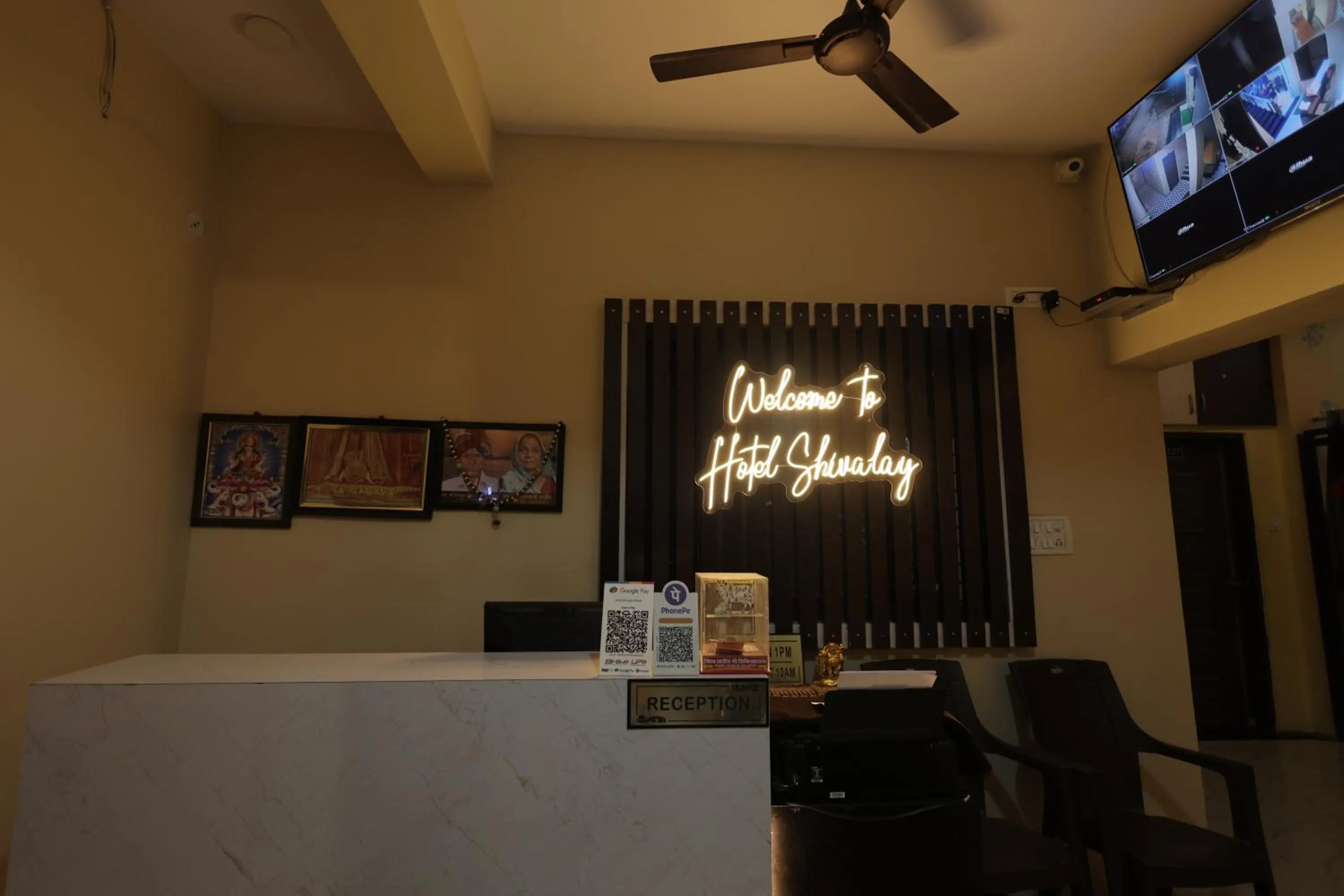 Lobby or reception in Hotel Shivalay Palace