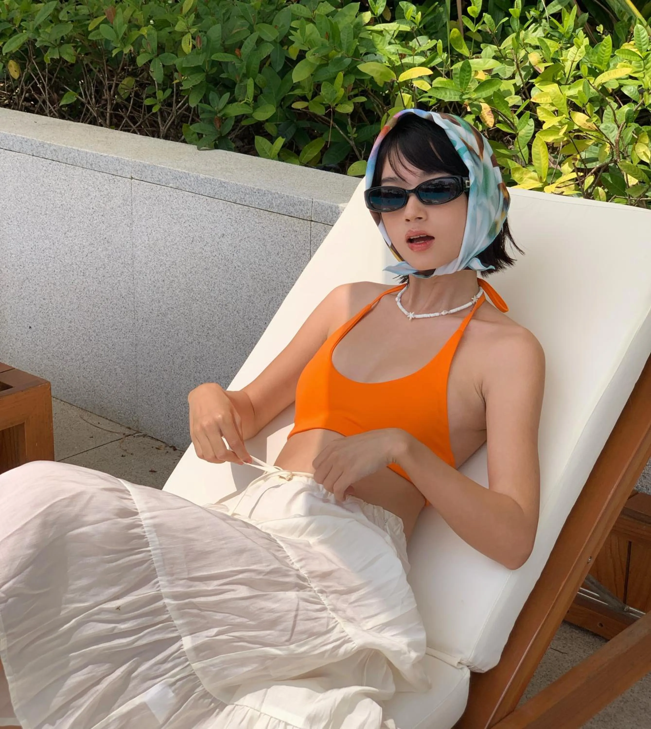 sunbed in The Taikang Sanya, a Tribute Portfolio Resort