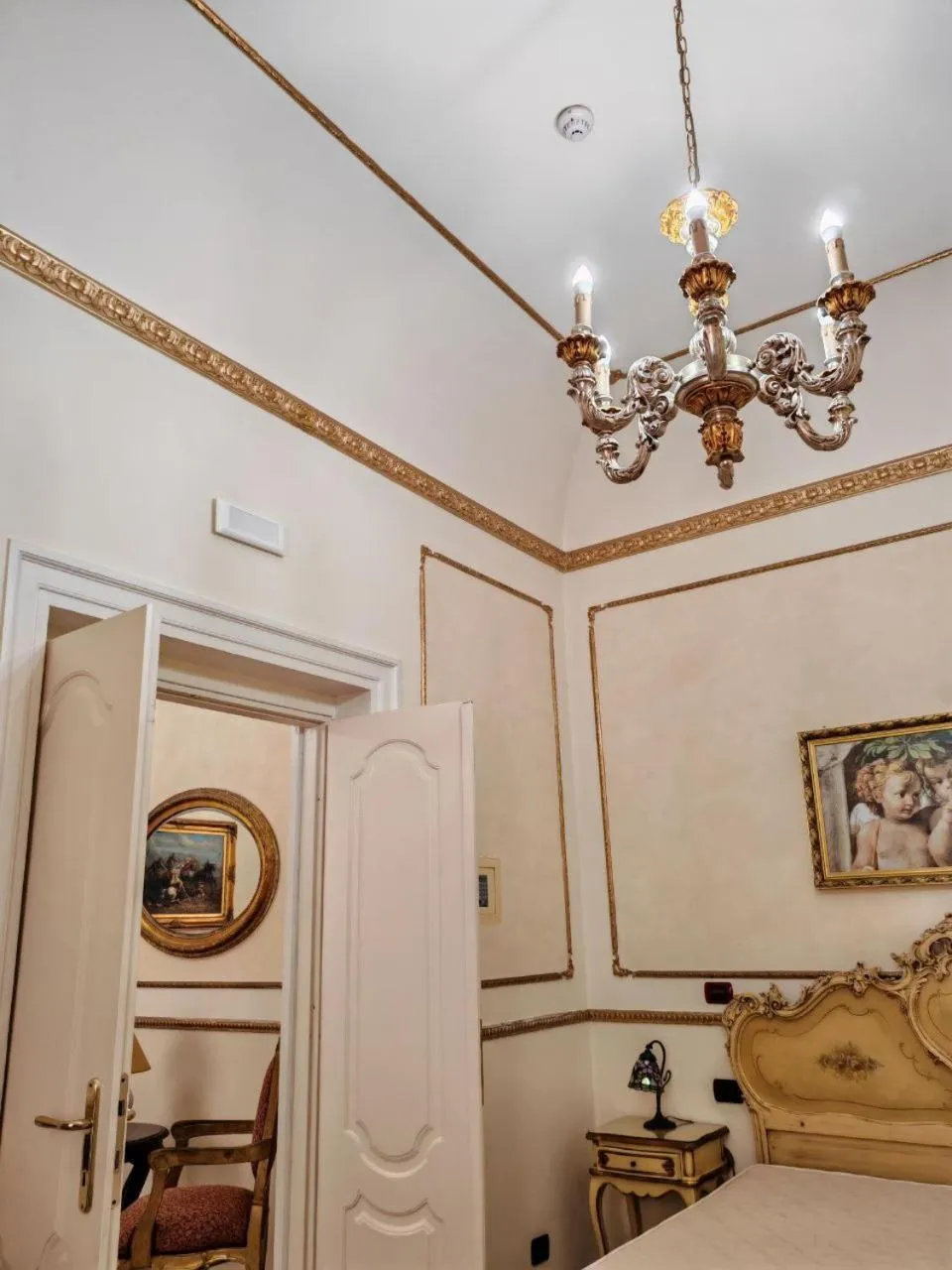 Bed in Hotel Trinacria