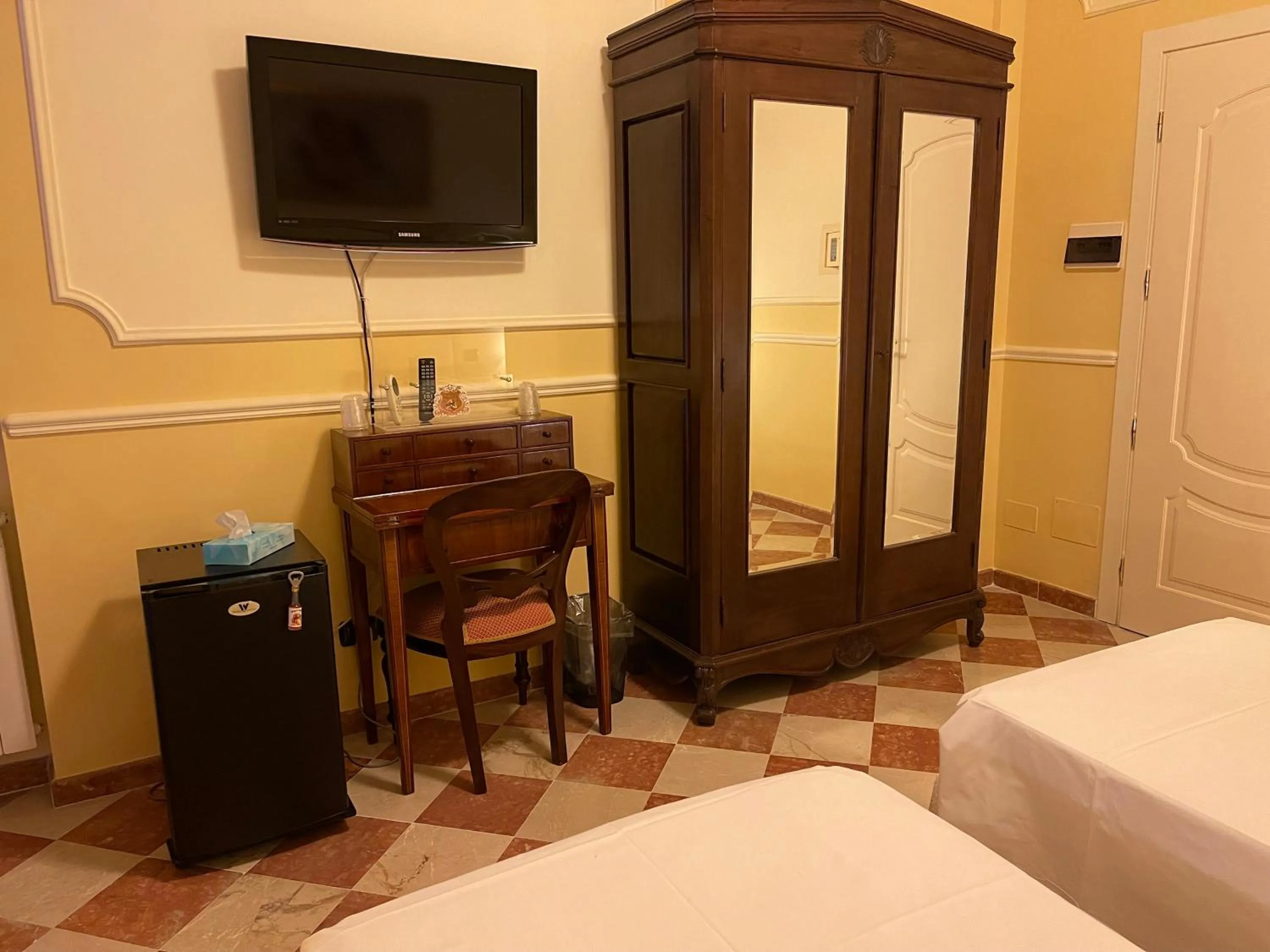 Bed in Hotel Trinacria