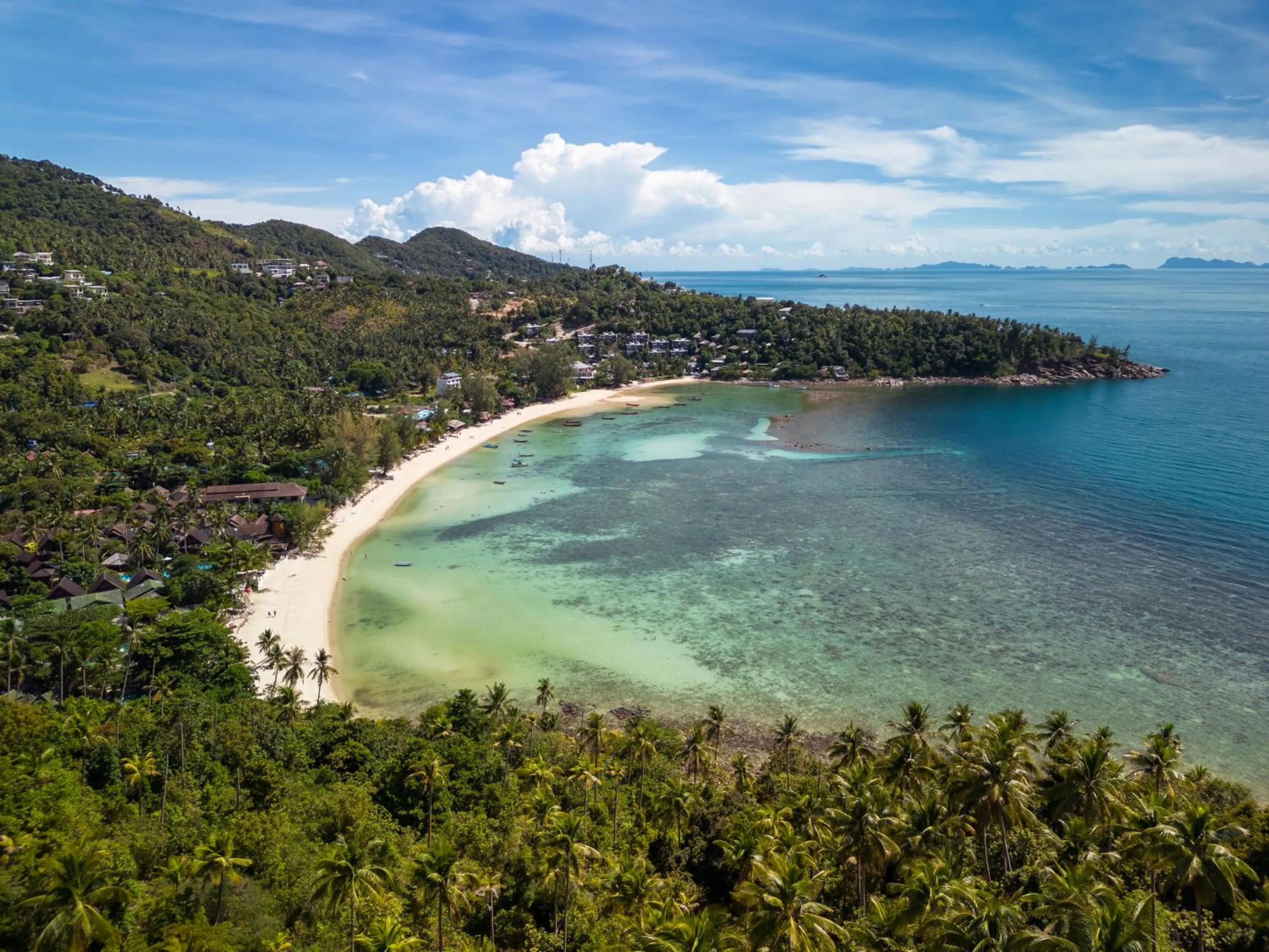 Natural landscape in Bougain Villas