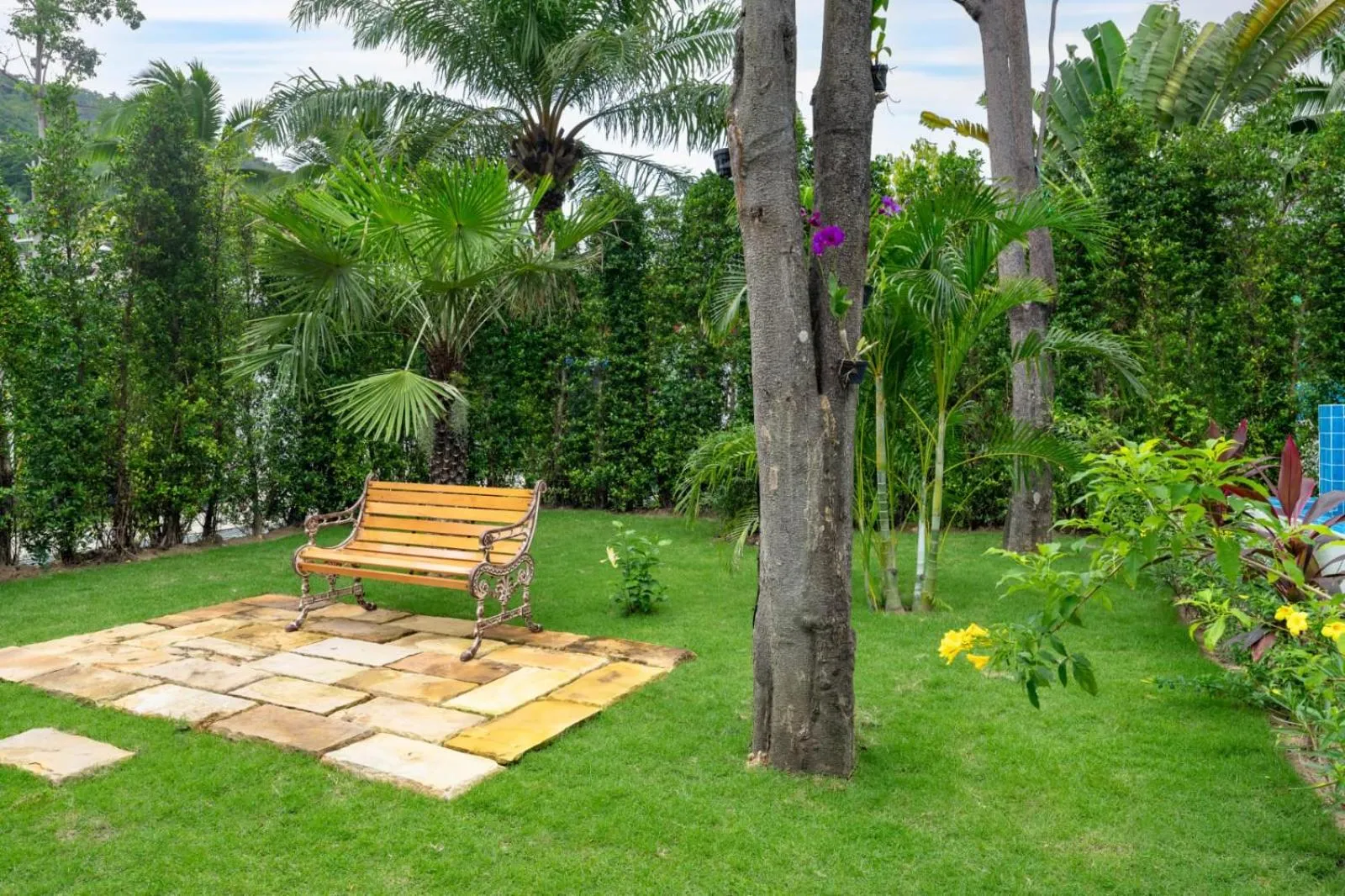 Children play ground in Bougain Villas
