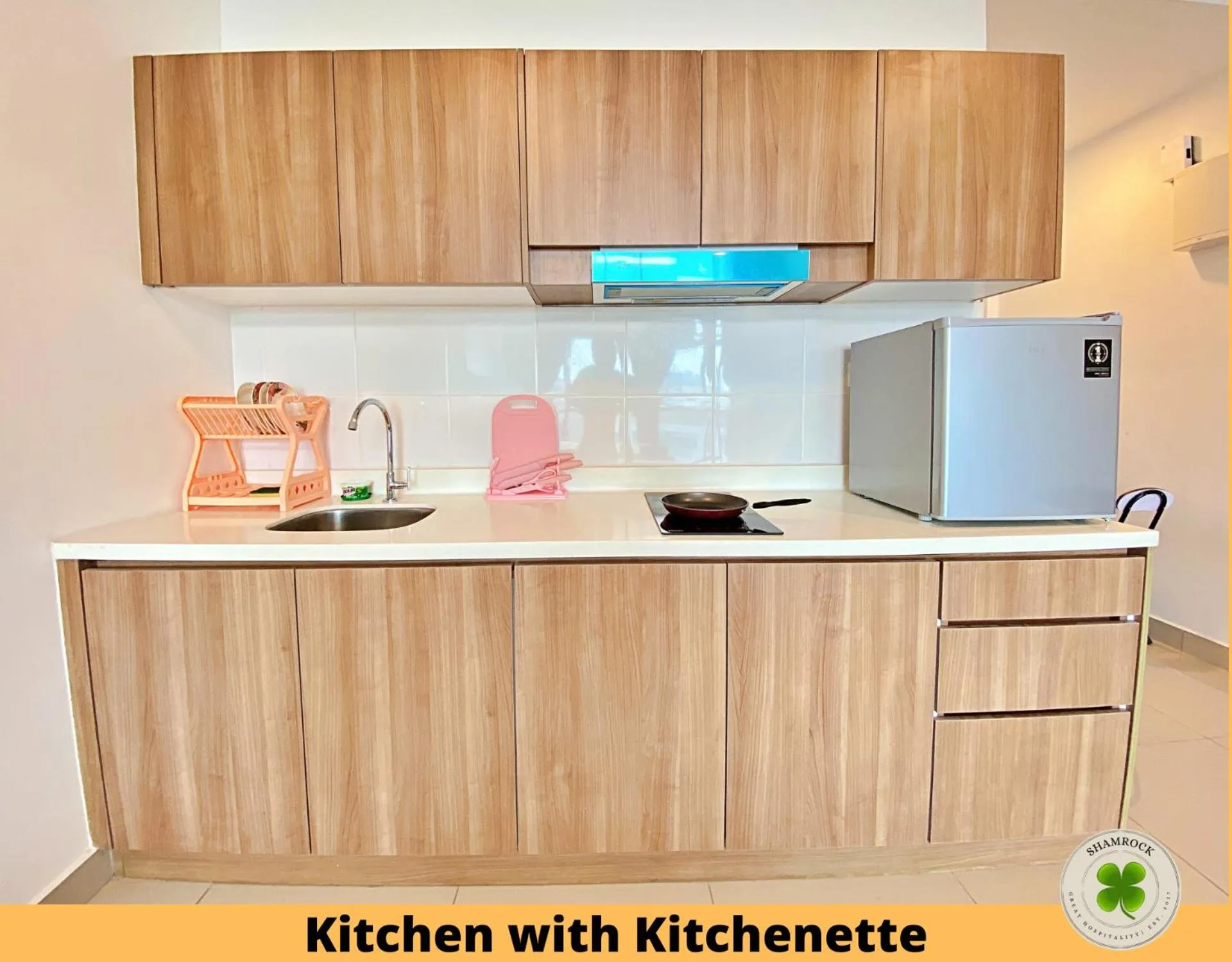 Kitchen or kitchenette in Pacific Tower Petaling Jaya By Shamrock
