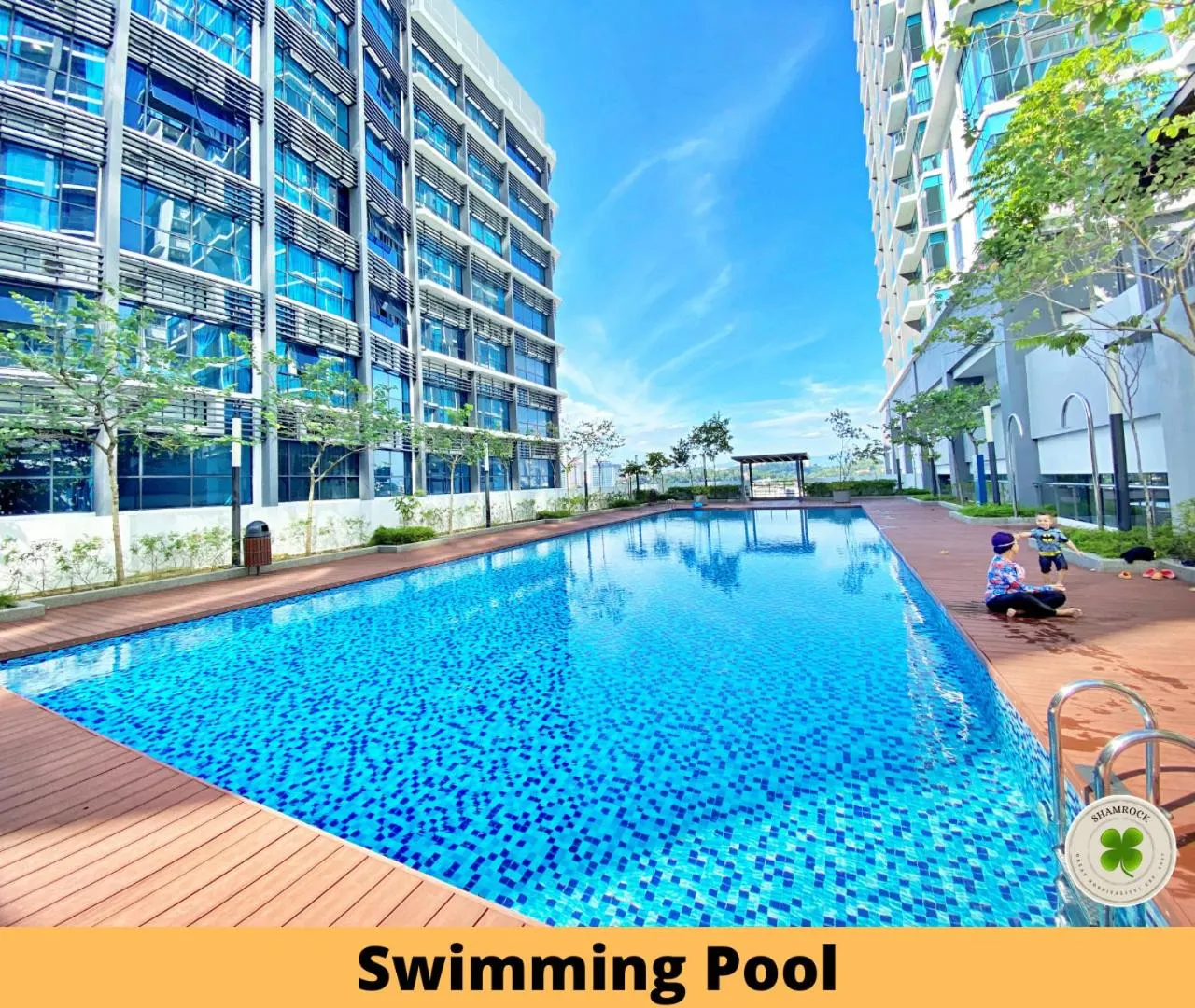 Swimming pool in Pacific Tower Petaling Jaya By Shamrock