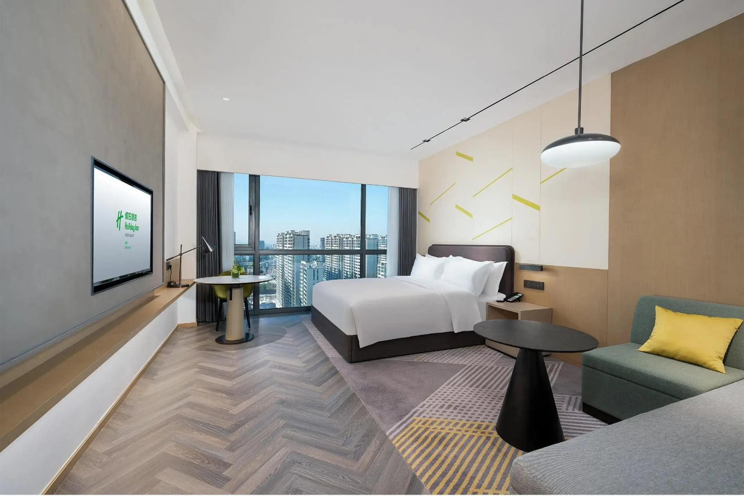 Standard King Room in Holiday Inn Yongkang Standard King Room in Holiday Inn Yongkang