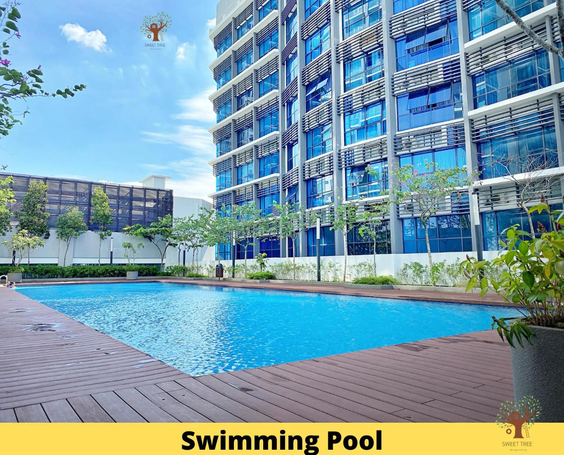 Swimming pool in Sweet Tree Homestay Petaling Jaya
