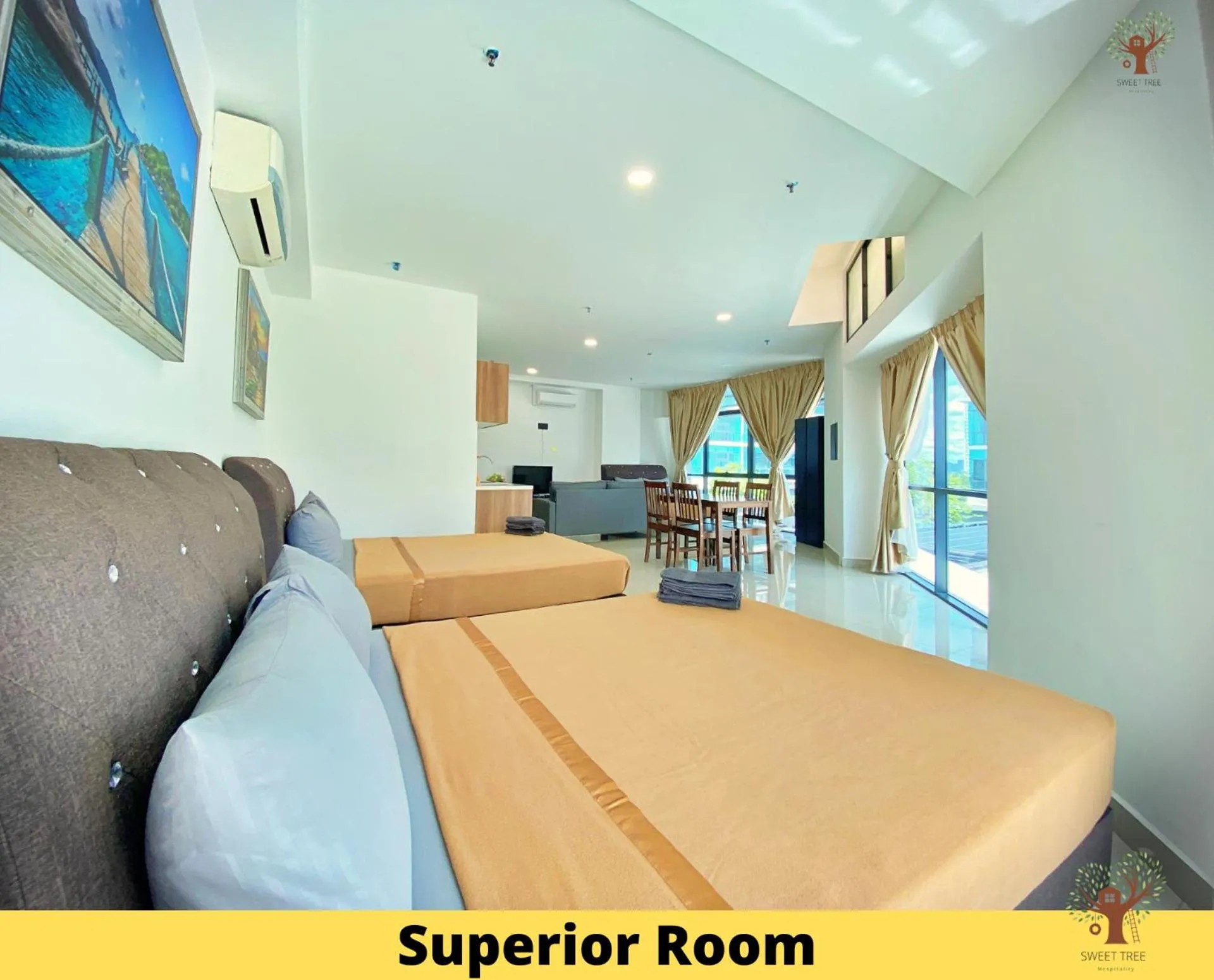 Bed in Sweet Tree Homestay Petaling Jaya