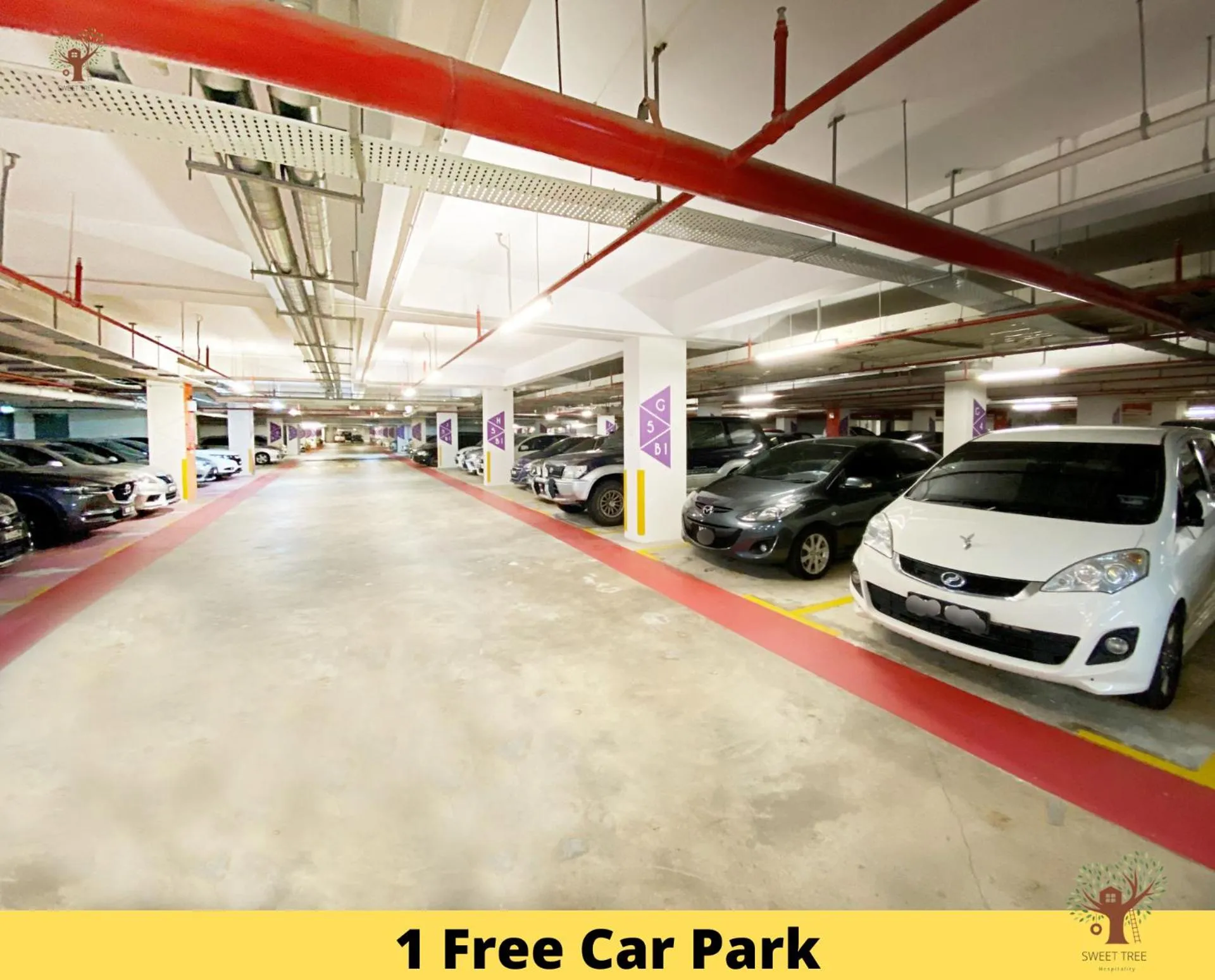 Parking in Sweet Tree Homestay Petaling Jaya