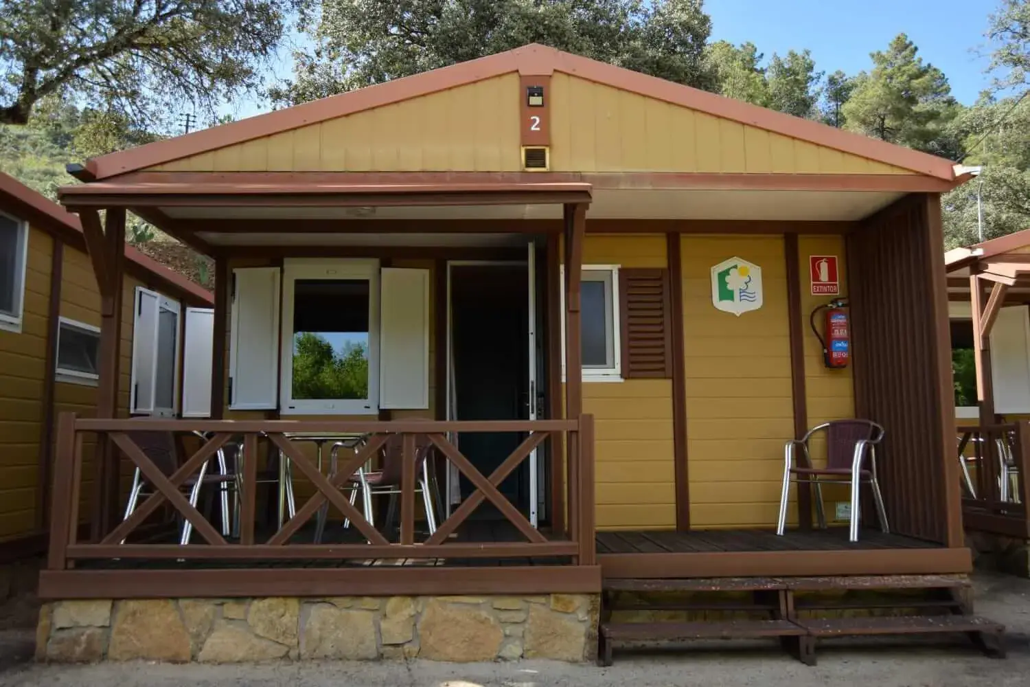 Two-Bedroom Bungalow in Bungalows, Camping Vega de Francia Two-Bedroom Bungalow in Bungalows, Camping Vega de Francia
