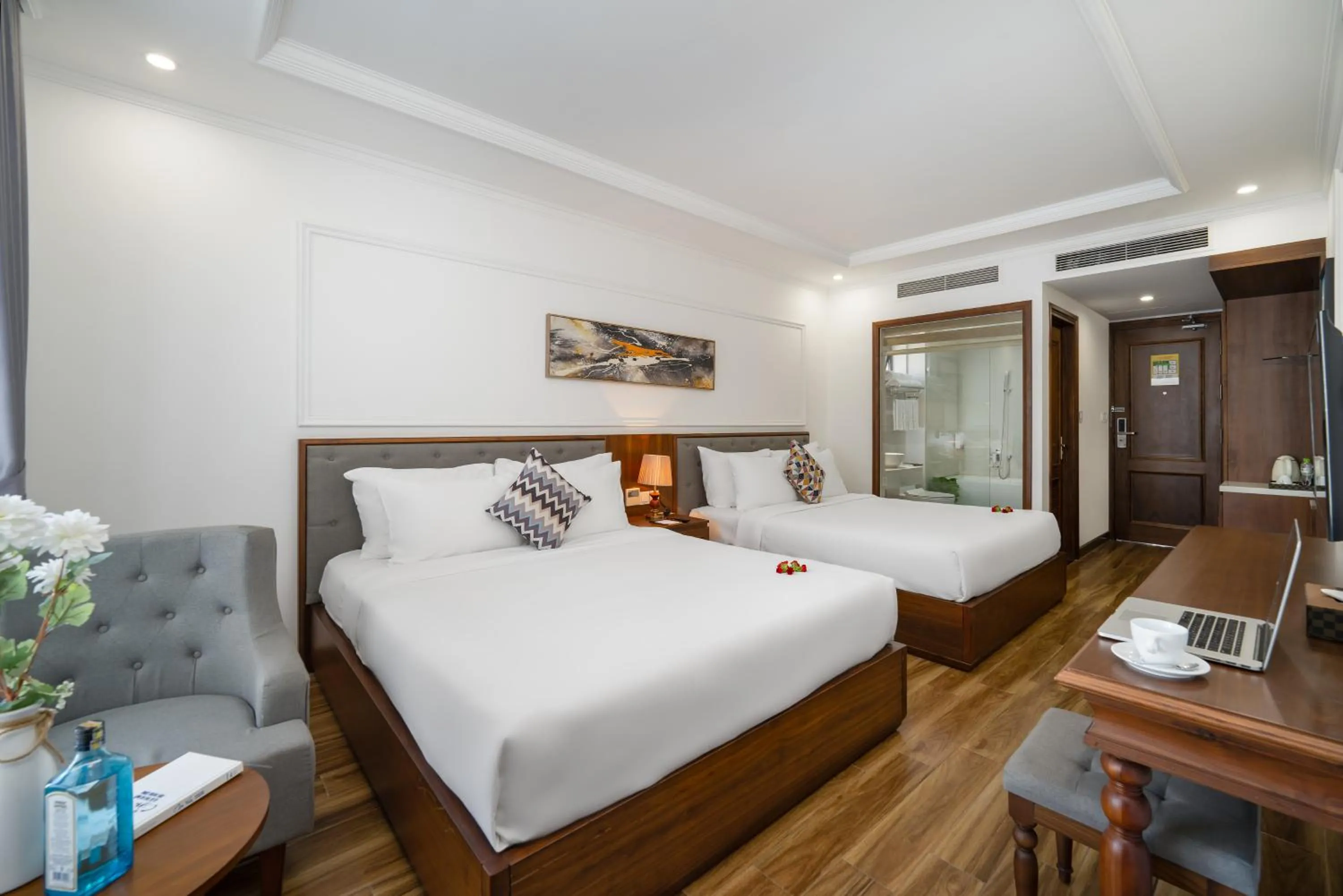 Photo of the whole room, Bed in The Sail Hotel - My Khe Beach